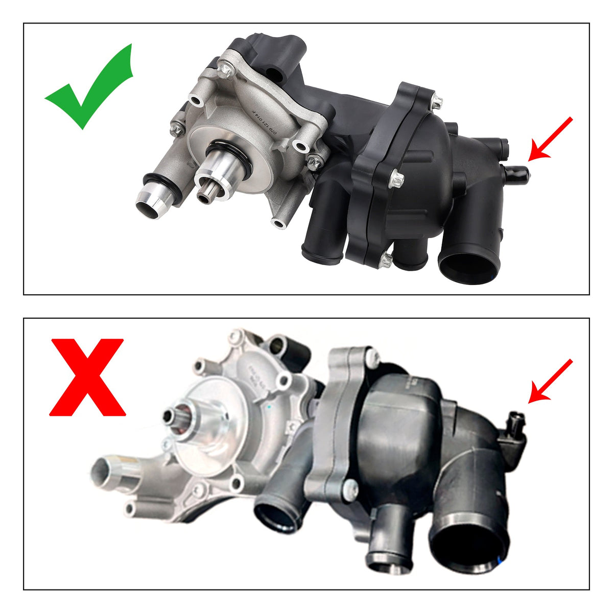 Termostato pompa acqua 079121013T per Audi A8 Quattro 2012