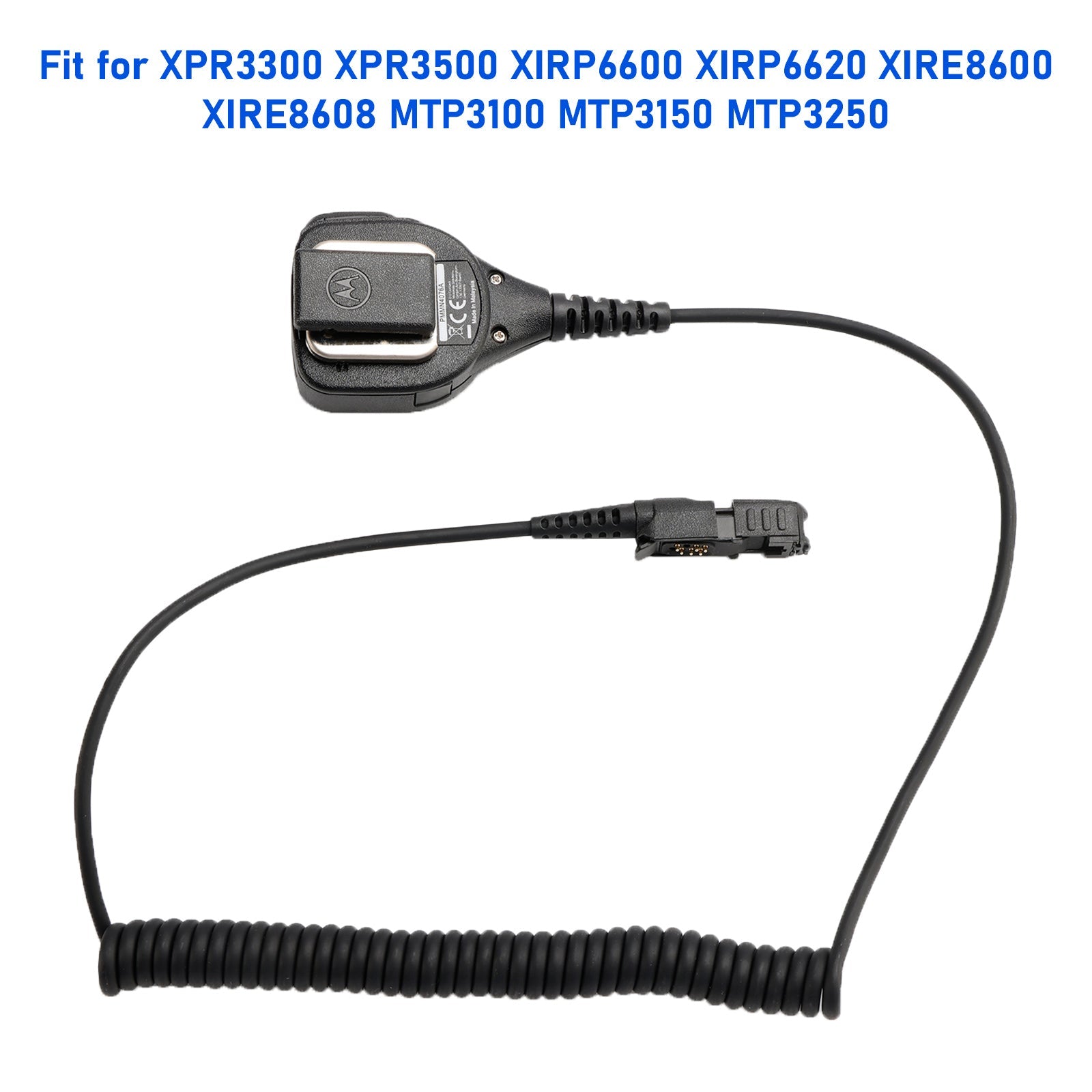 P6600-SM08 Micrófono Fuerza de luz PMN4076A para XPR3300 XIRP6600 MTP3150 MTP3250