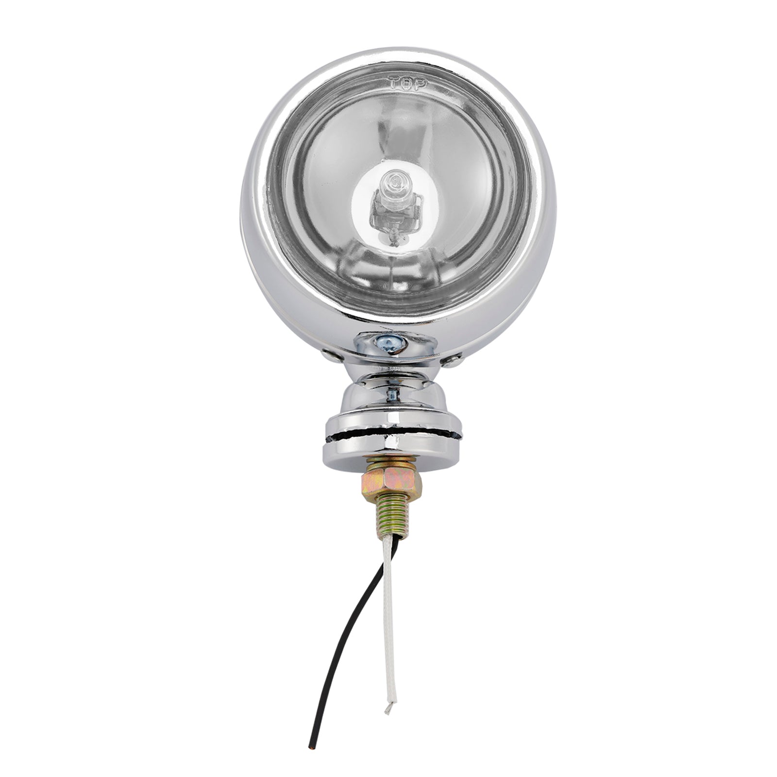 Gepersonaliseerd verchroomd chroom mistlicht, compatibel met racer-, bobber- en chopper -modellen, N ° D19