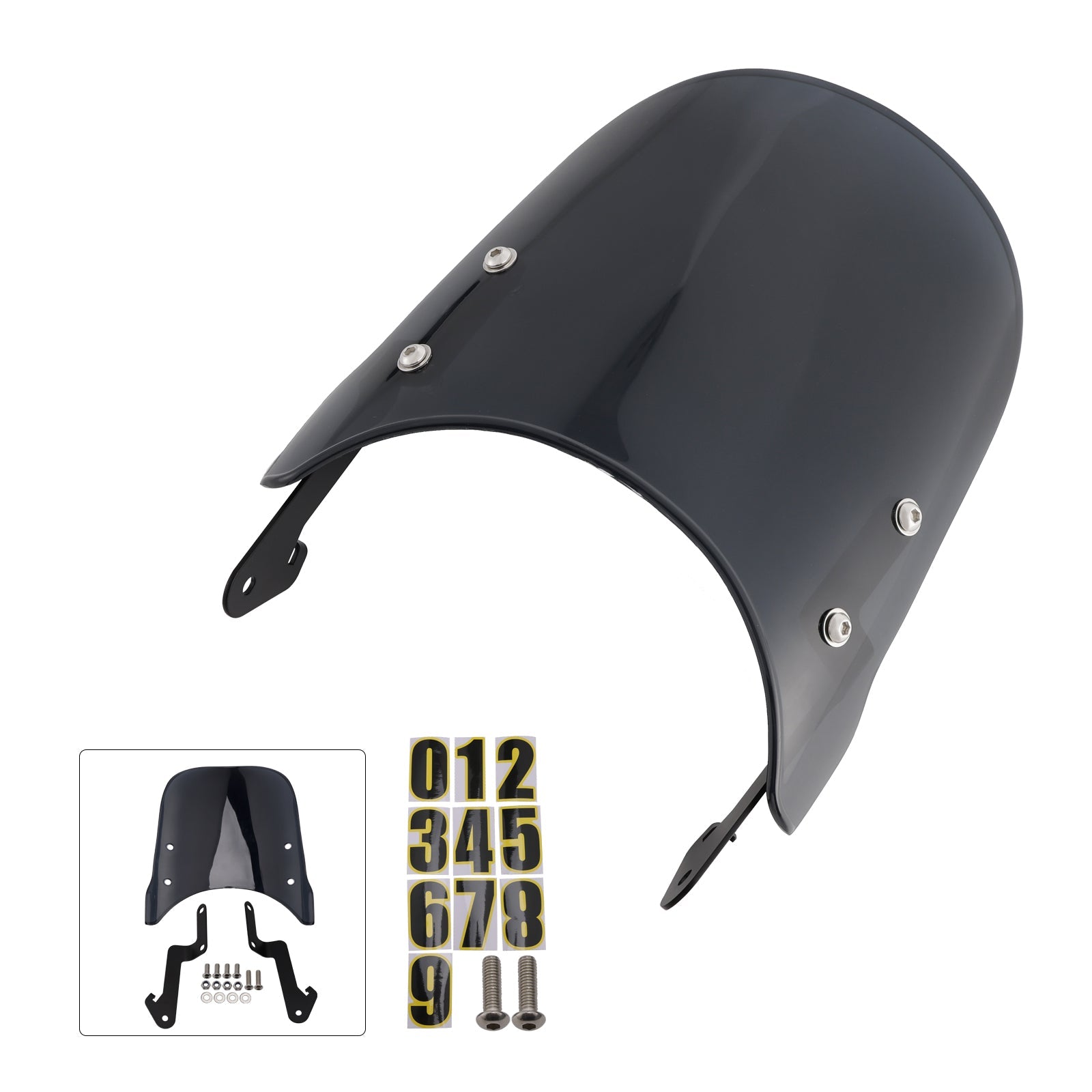 Pare-brise compatible avec YAMAHA XSR 155 2020-2023 XSR 125 2024-2025