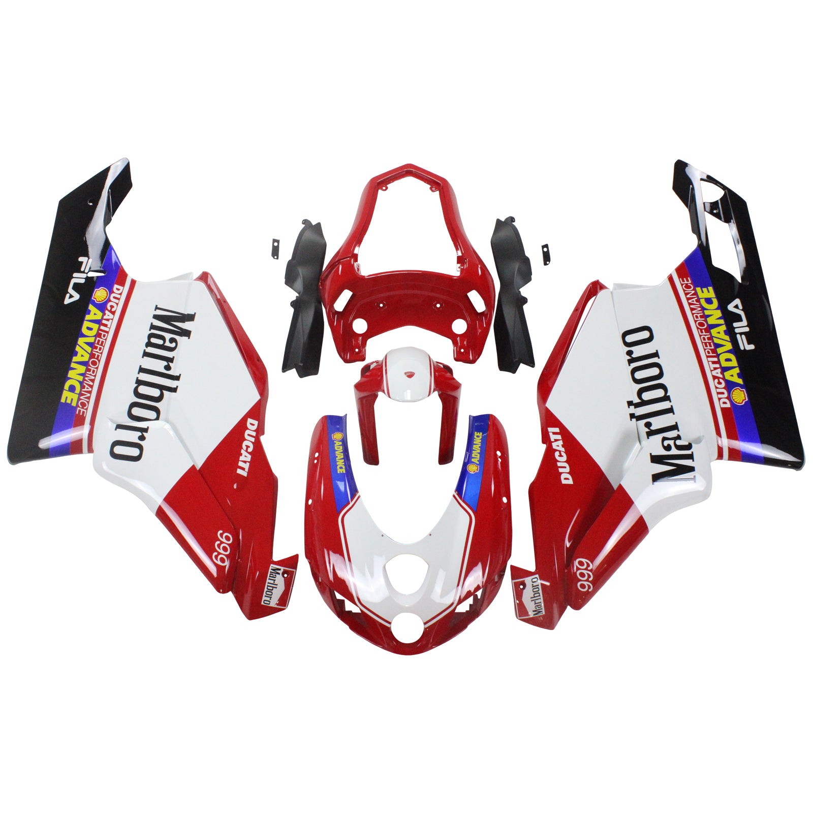 Fairing Kit Bodywork ABS fit For Ducati 999 749 2005 2006