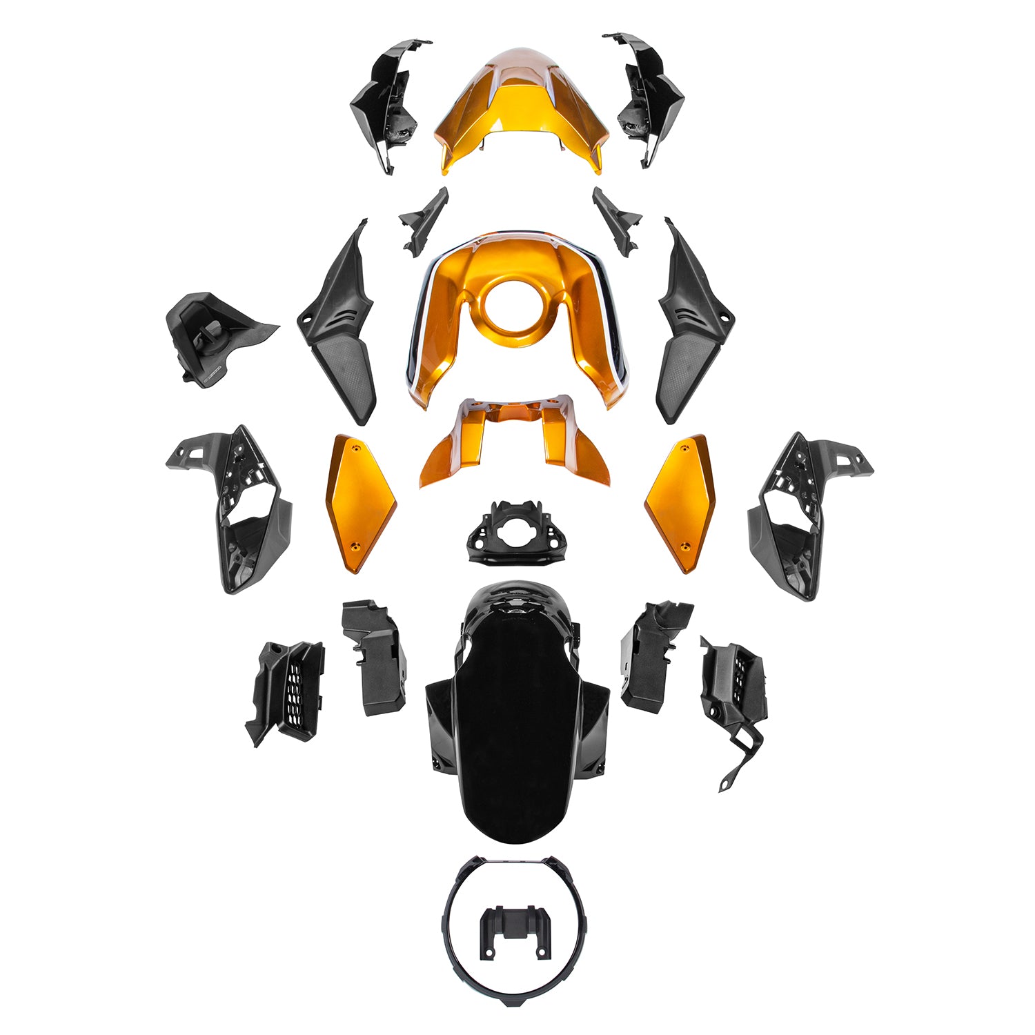 Carénage de moulage par injection en plastique ABS adapté pour Honda CB 650 R CB650R 2021-2023 09#