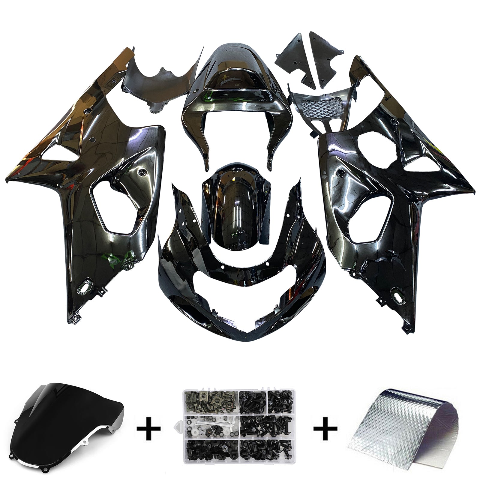 Kit de carénage par injection, carrosserie en plastique ABS pour Suzuki GSXR1000 2000-2002 K1 K2