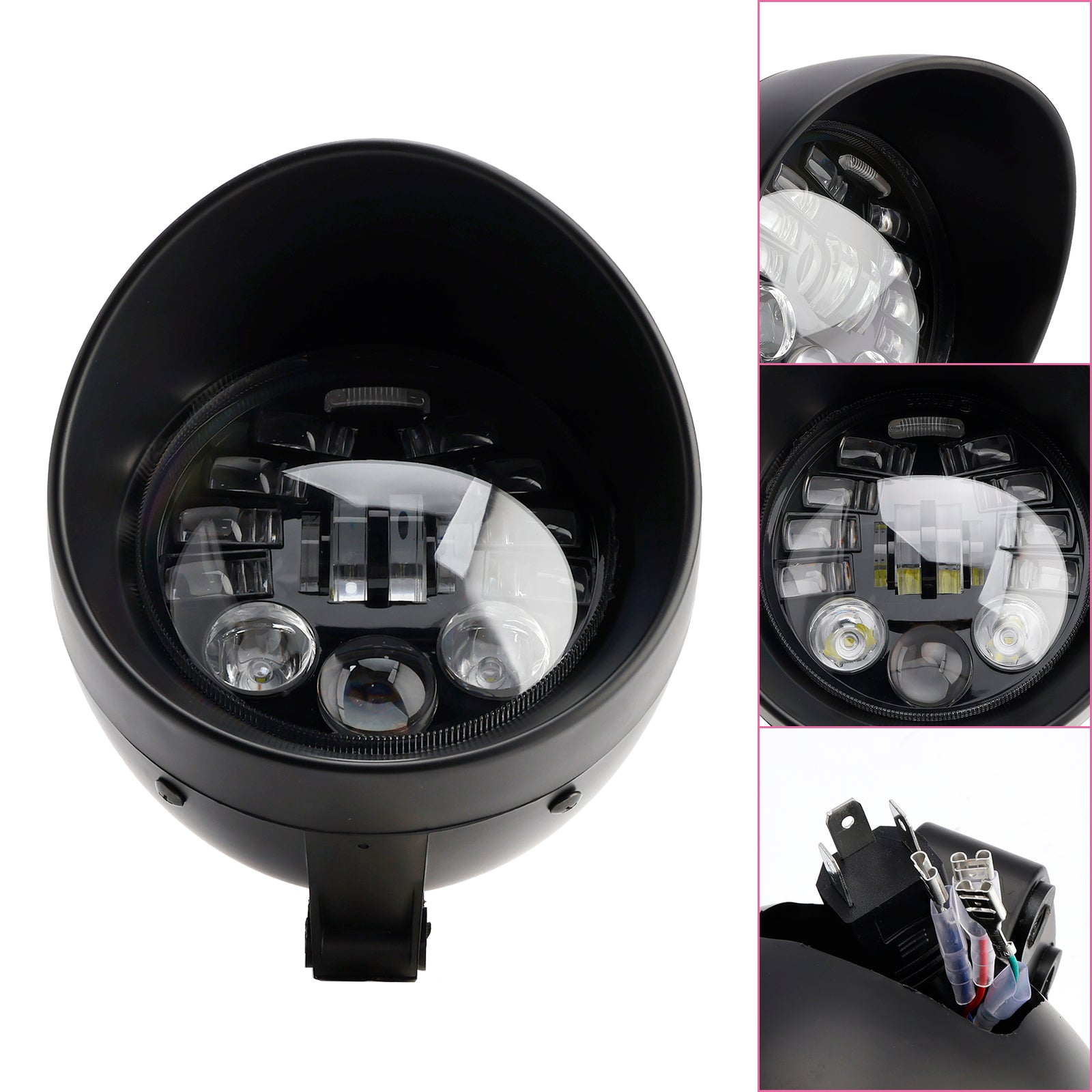 Multifunctionele mistlicht, compatibel met racer, bobber, chopper, chrome modellen