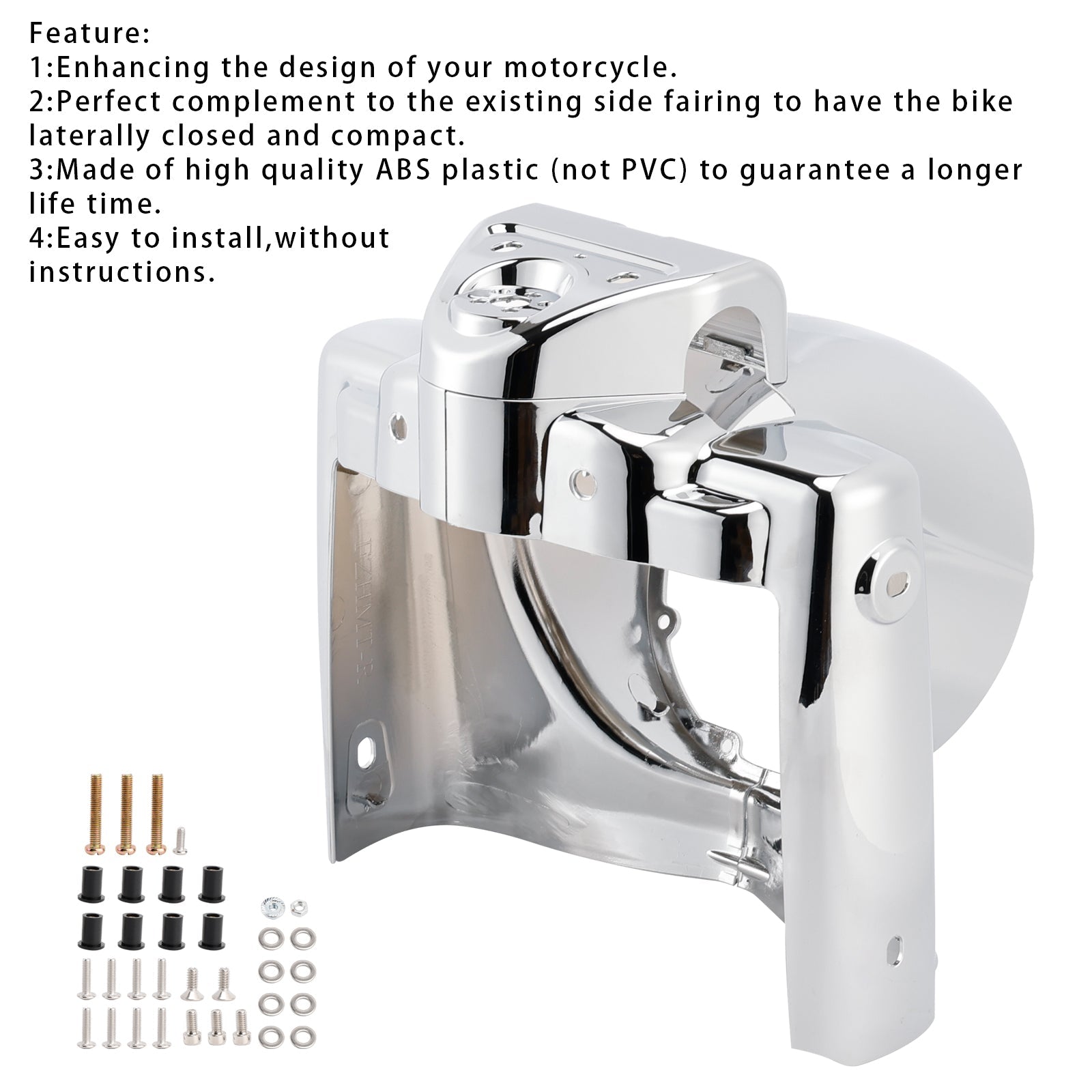 Okrogli pokrov žarometa 7""za Touring Road King FLHR 2014–2023"