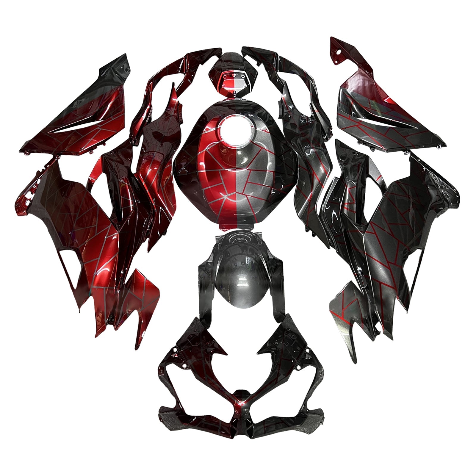 Injekcijski komplet, plastično telo ABS za Kawasaki ZX6R 2019-2023