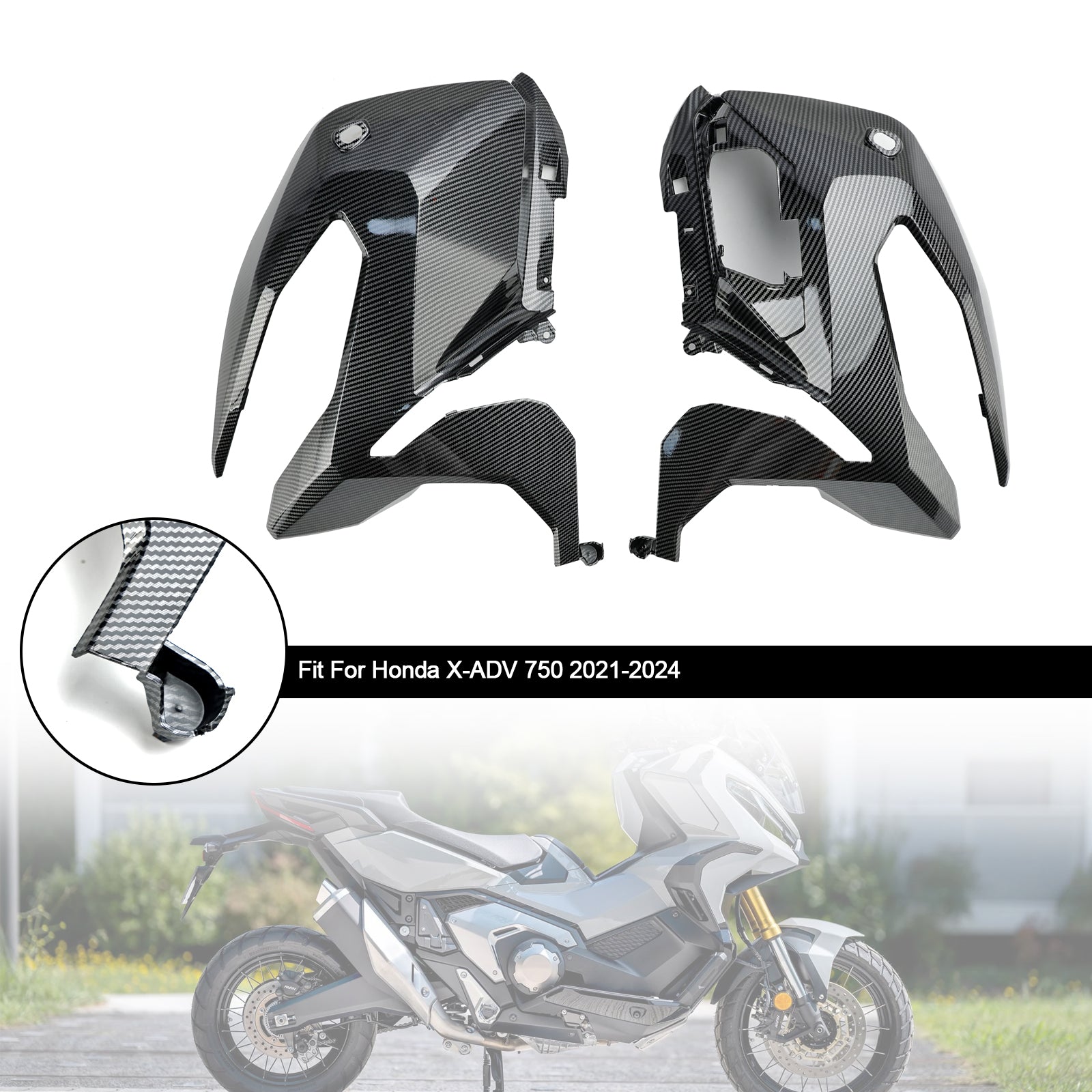 Panneau de couverture de cadre latéral, carénage, capot de carrosserie pour Honda X-ADV 750 2021-2024