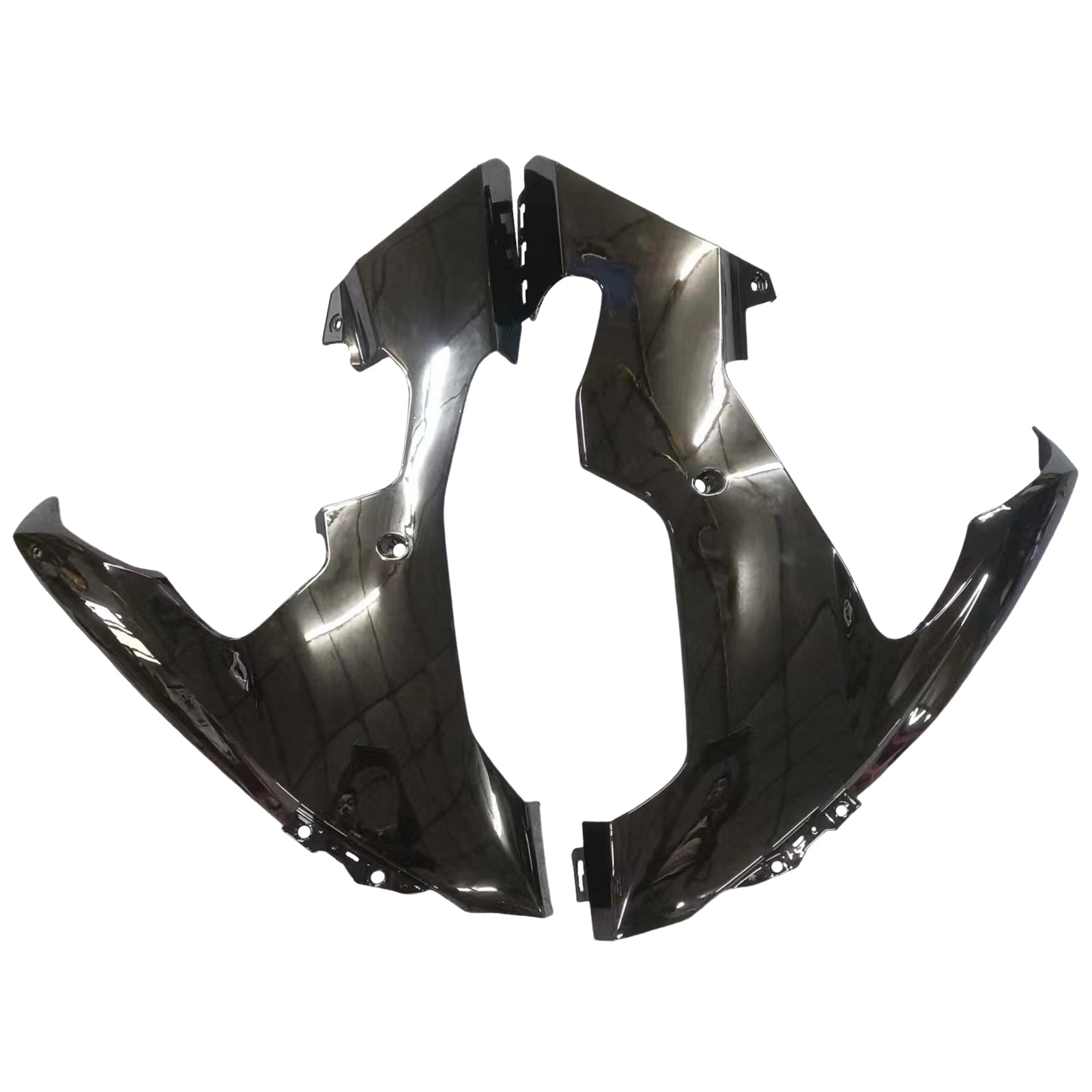 Kit de carénage en plastique ABS moulé par injection noir brillant et noir mat pour Yamaha YZF R1 2004-2006
