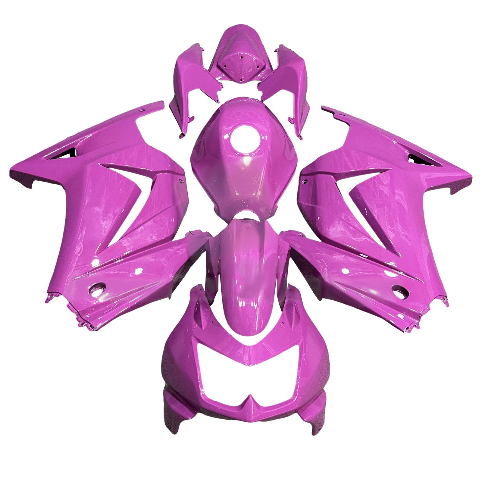 Kit de carénage par injection, carrosserie en plastique ABS pour Kawasaki EX250 Ninja250R 2008-2012