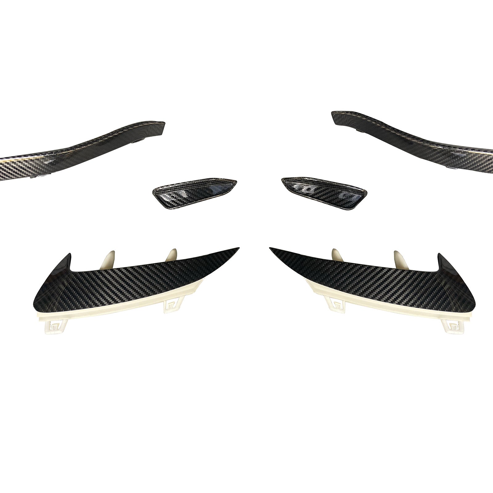 Kit carrosserie en fibre de carbone pour pare-chocs avant, compatible avec Mercedes-Benz Classe A W177 A45 (2019-2023) et W177 A45S.