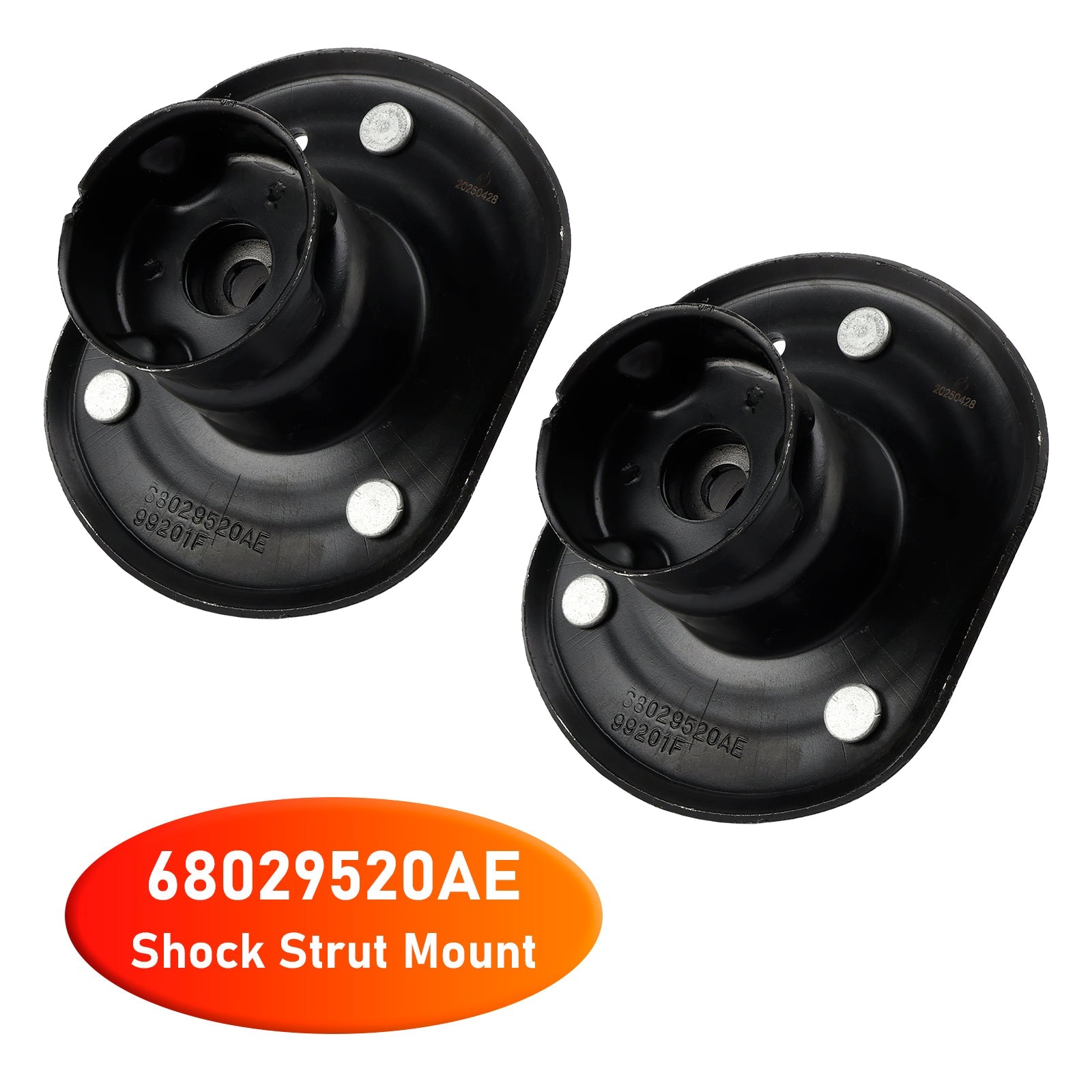 2 supports d'amortisseur avant supérieurs pour Jeep Grand Cherokee et Dodge 68029520AE