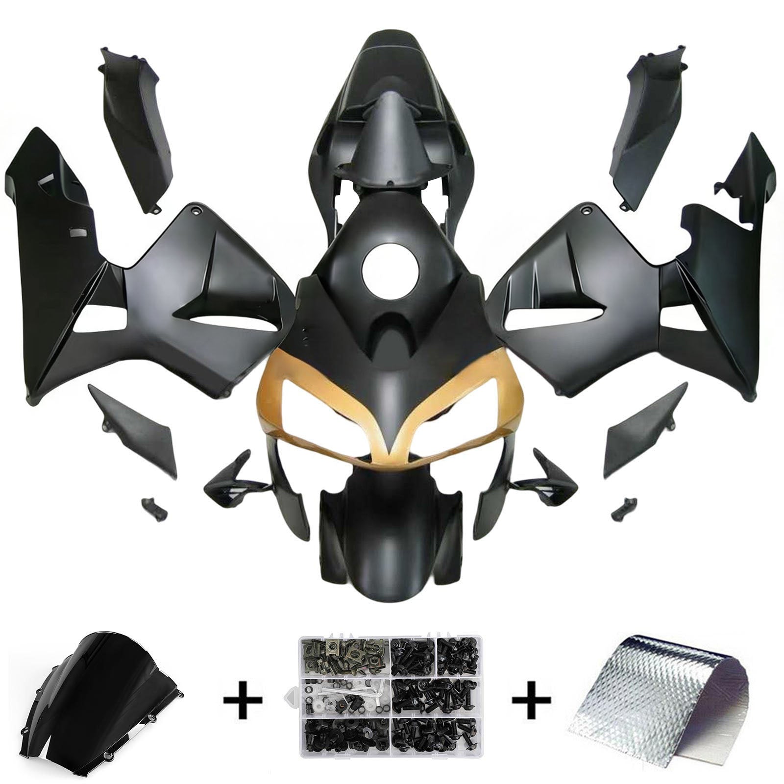 Kit de carénage par injection, carrosserie en plastique ABS pour Honda CBR600RR 2003-2004 F5