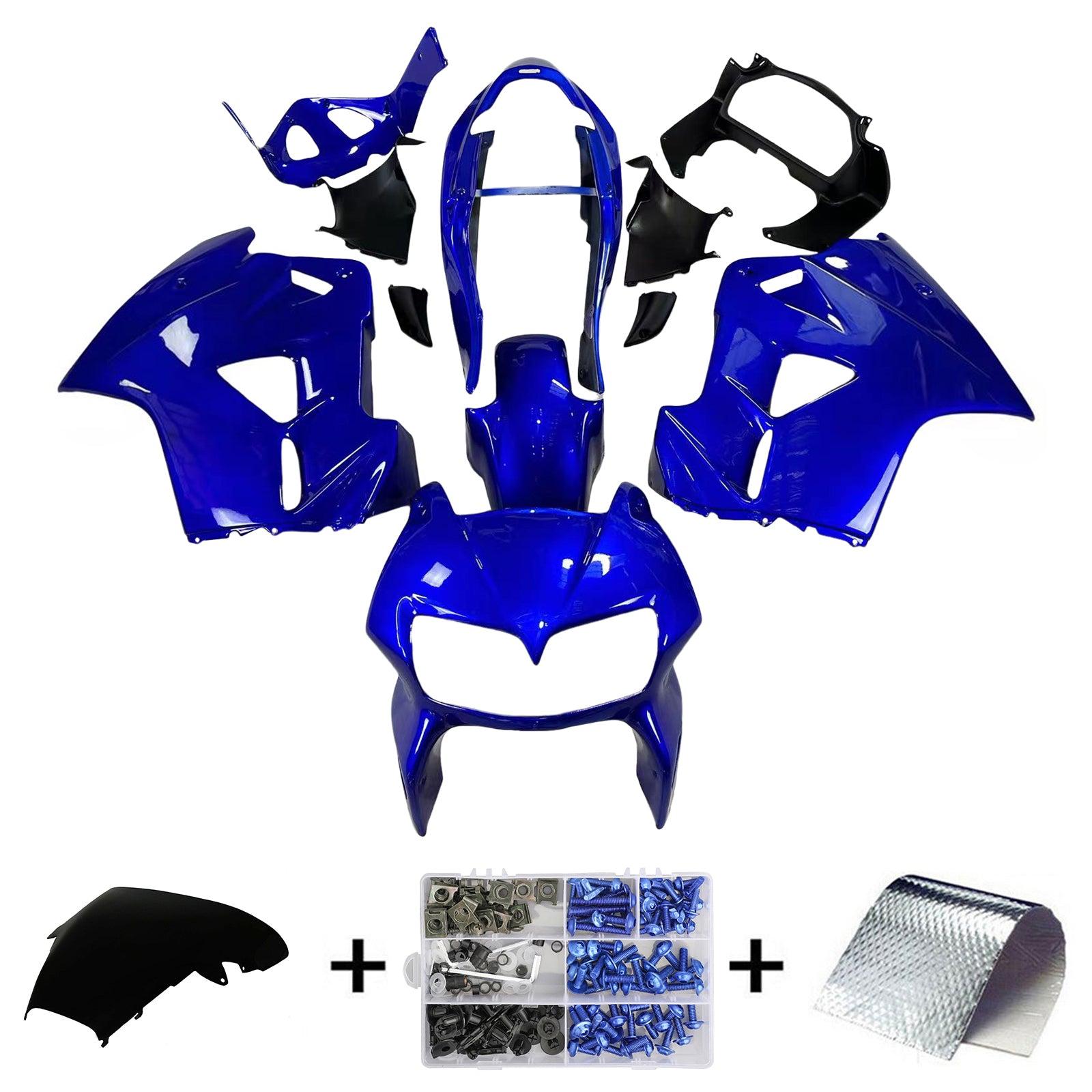 Injection carénage kit carrosserie plastique ABS pour Honda VFR800 1998-2001