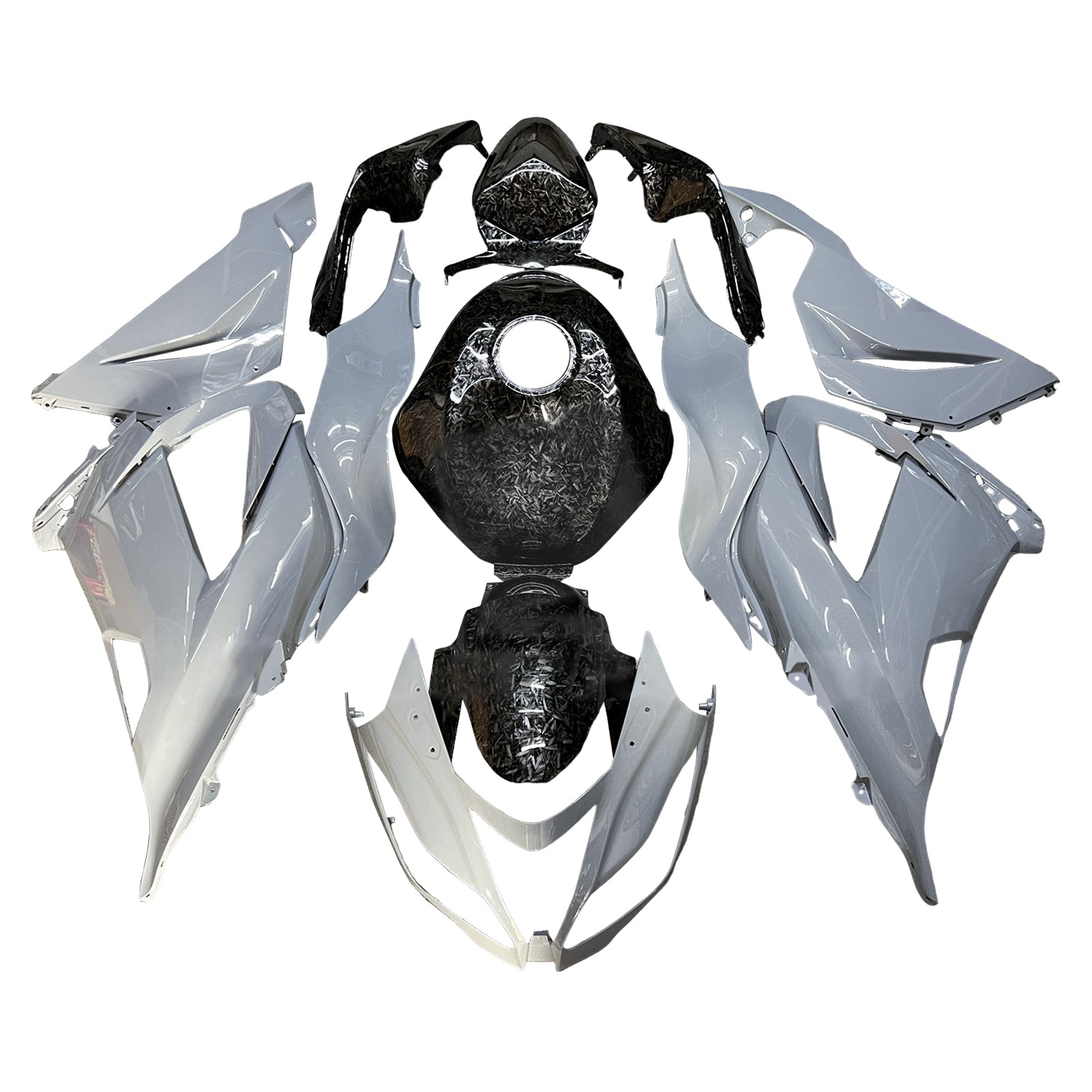 Kit de carénage par injection, carrosserie en plastique ABS pour Kawasaki ZX6R 636 2013-2018