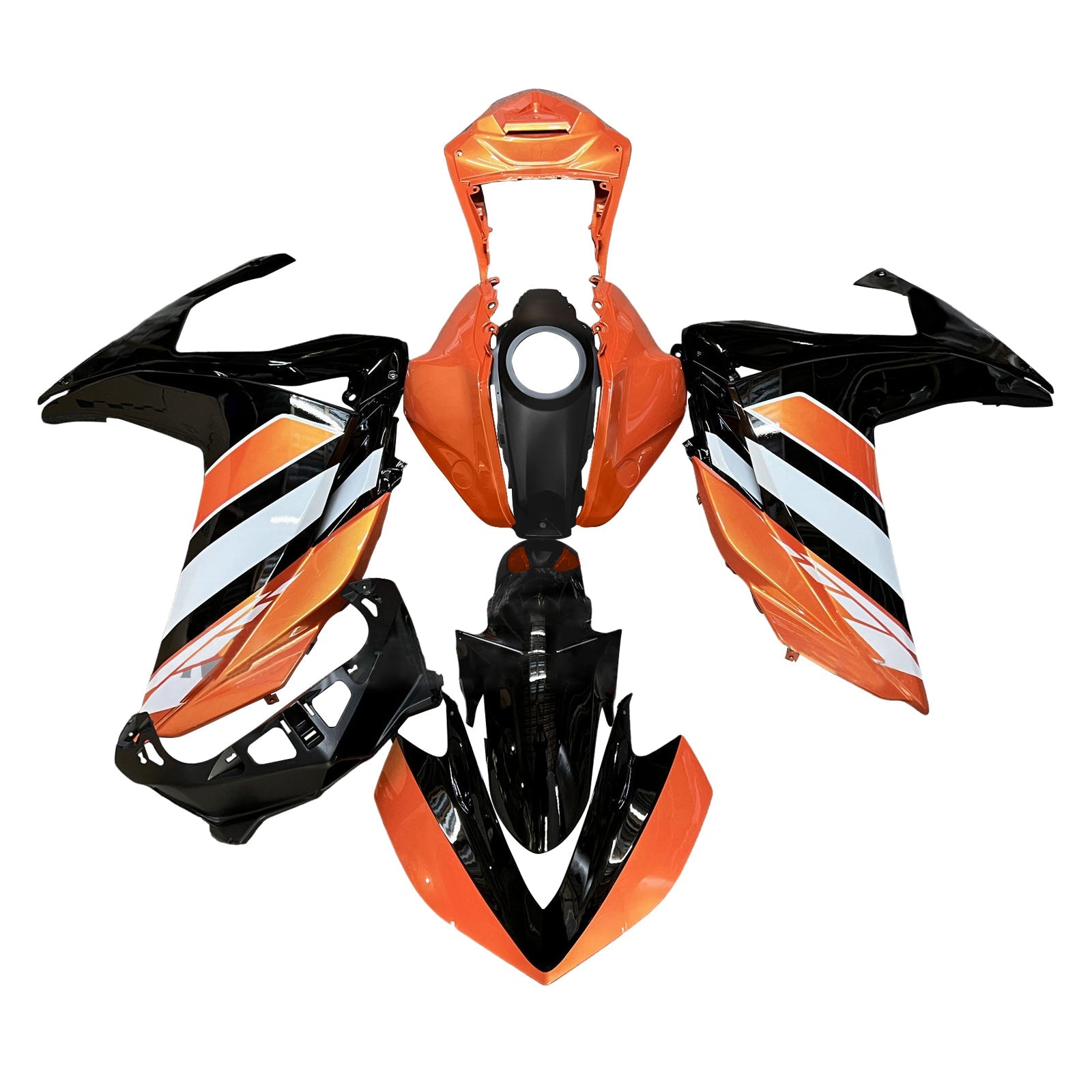 Kit de carénage injecté ABS pour Yamaha YZF-R3 2014-2018 et R25 2015-2017