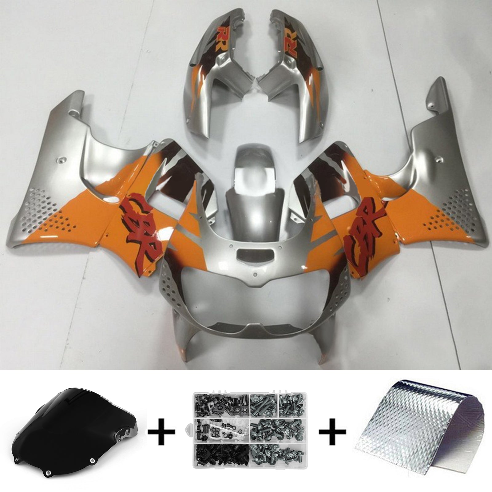 1994-1995 Honda CBR900RR 893 Kit de carénage injection de carrosserie en plastique Abs