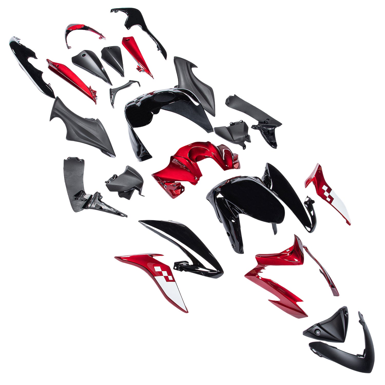 Plastični komplet za telo za telo, ki je injiciran za Suzuki GSX-S 1000 2015-2020 15#