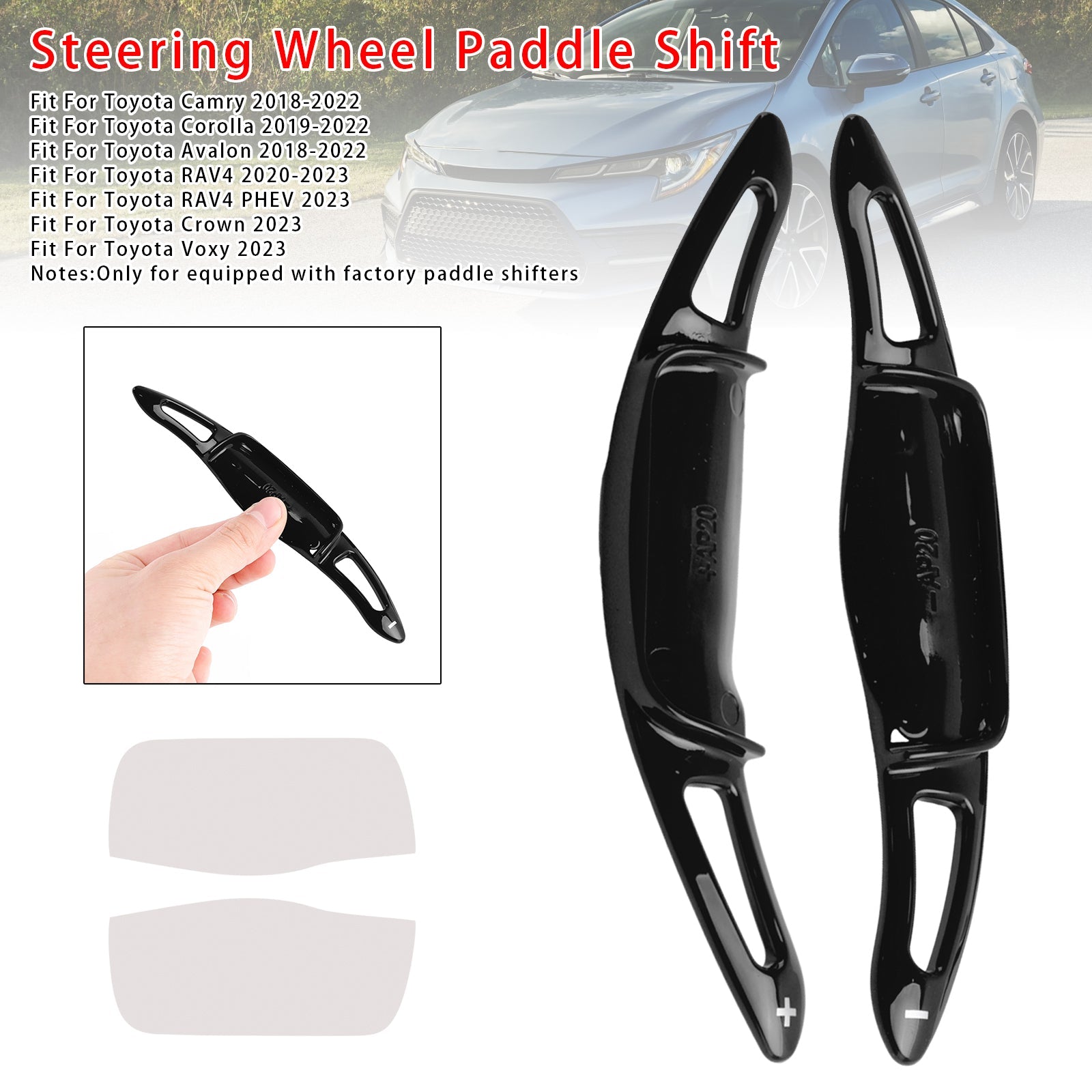 Verlenging van snelheidsverandering Pallets stuurwiel voor Toyota Camry Avalon