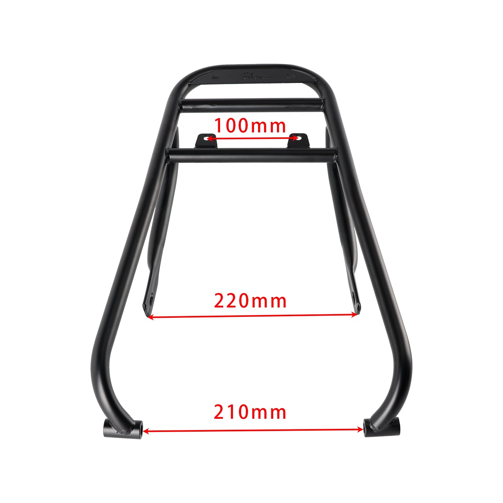 Puška z zadnjim nosilcem 650 2024 2025, tip Tue, črna