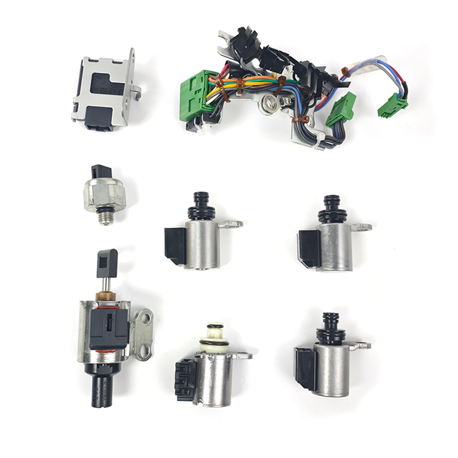 Lanzamiento 2010–2015 - L4 2.0L, 2.4L CVT FWD (F1C1A, 2800A109) CVT JF011 Kit de electrovan de transmisión A Sensor