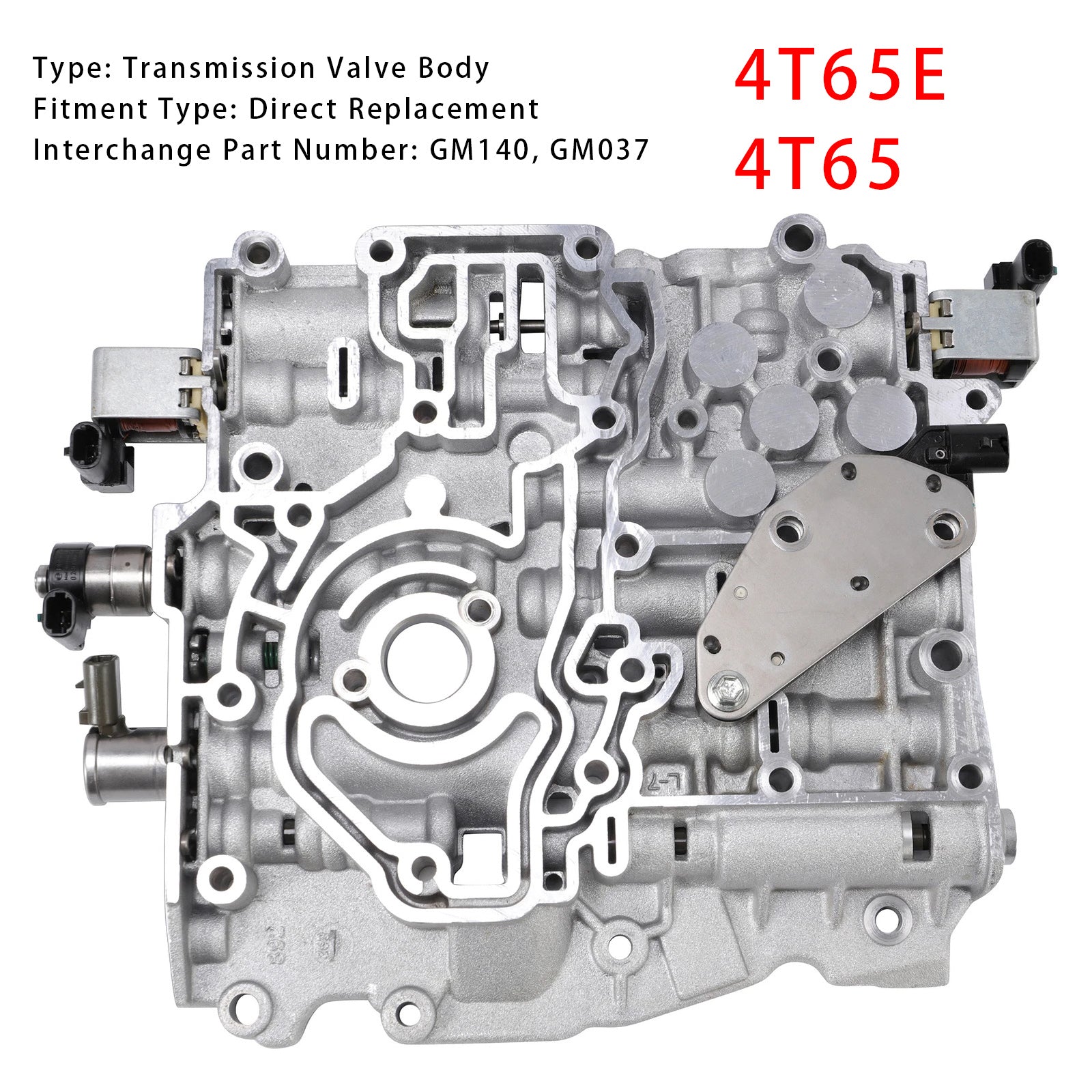 Corps de soupapes et solénoïdes de transmission Buick Pontiac 4T65E 4T65 (2002-2018)
