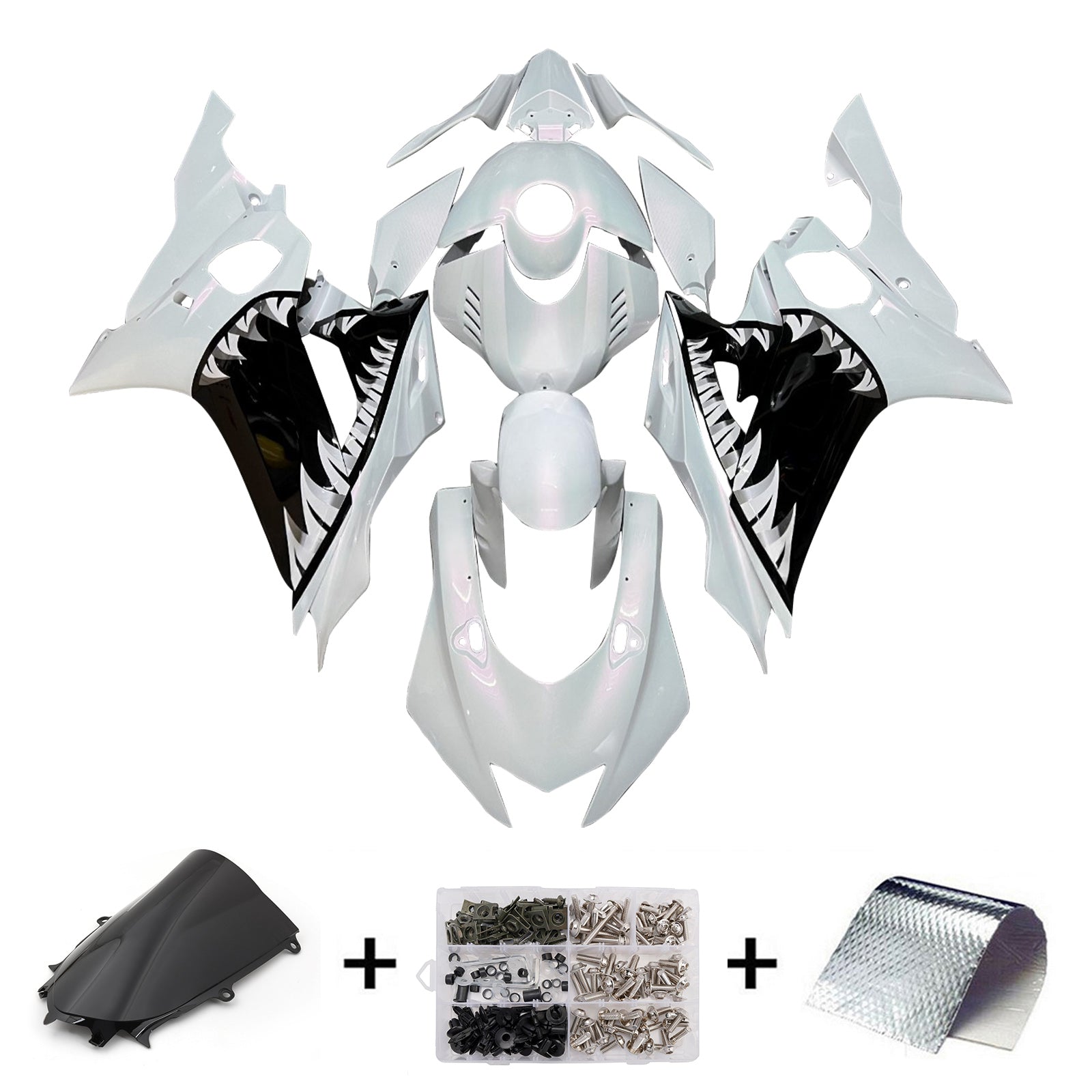 Kit carena iniettata in plastica ABS per Yamaha YZF-R6 2017-2023