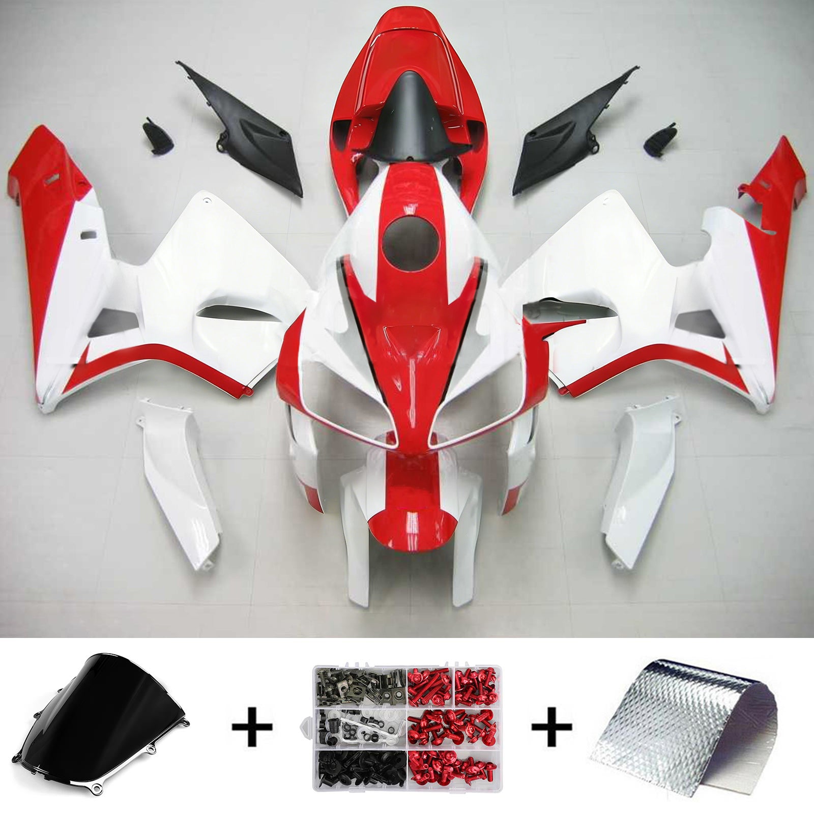Kit de carénage par injection, carrosserie en plastique ABS pour Honda CBR600RR 2005-2006 F5