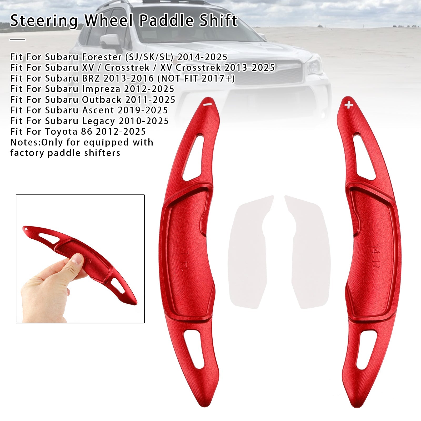 Palettes de changement de vitesse au volant pour Subaru Forester Toyota