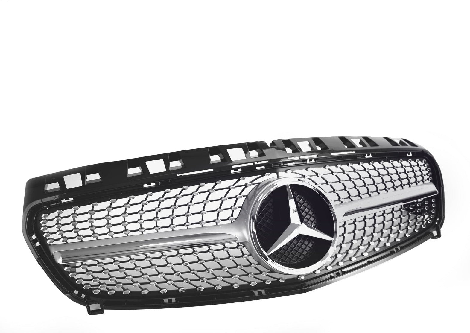 Grille de pare-chocs avant noire brillante pour Mercedes Benz Classe A W176 2013-2015
