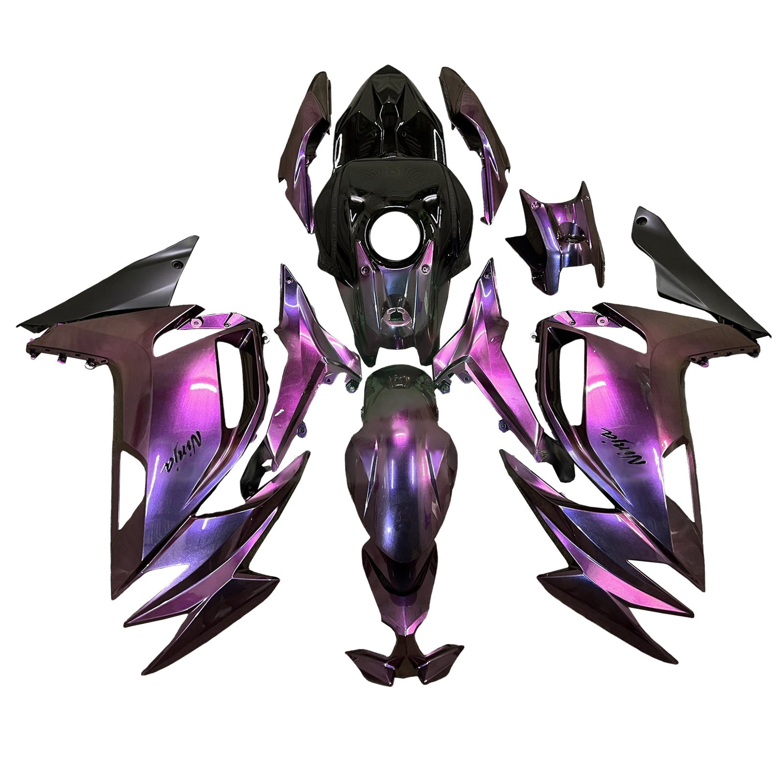 Kit di carenatura per iniezione ABS per Kawasaki ER-6F Ninja650 2020-2025