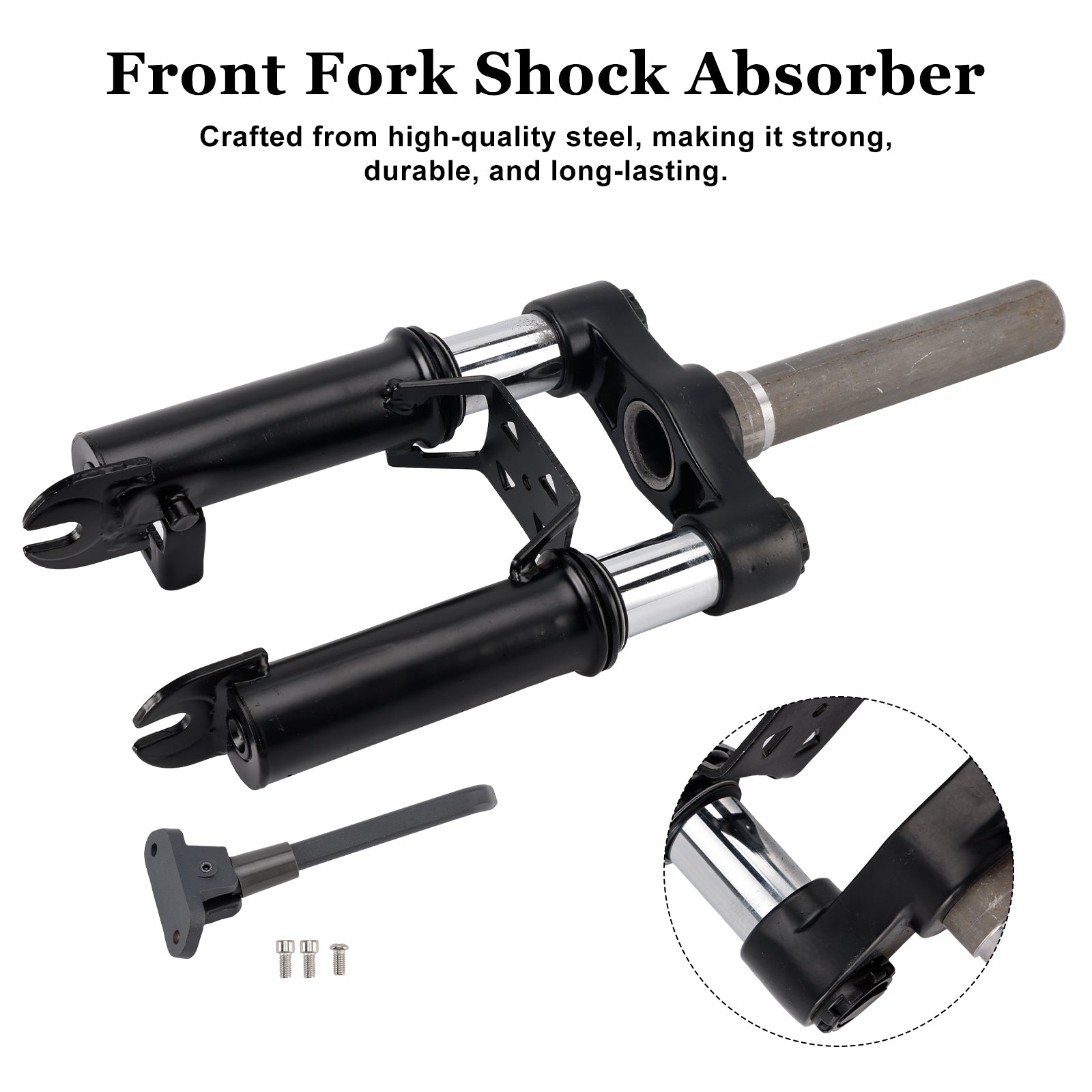 Ammortizzatore a forcella con supporto per piede per scooter Ninebot Max G30