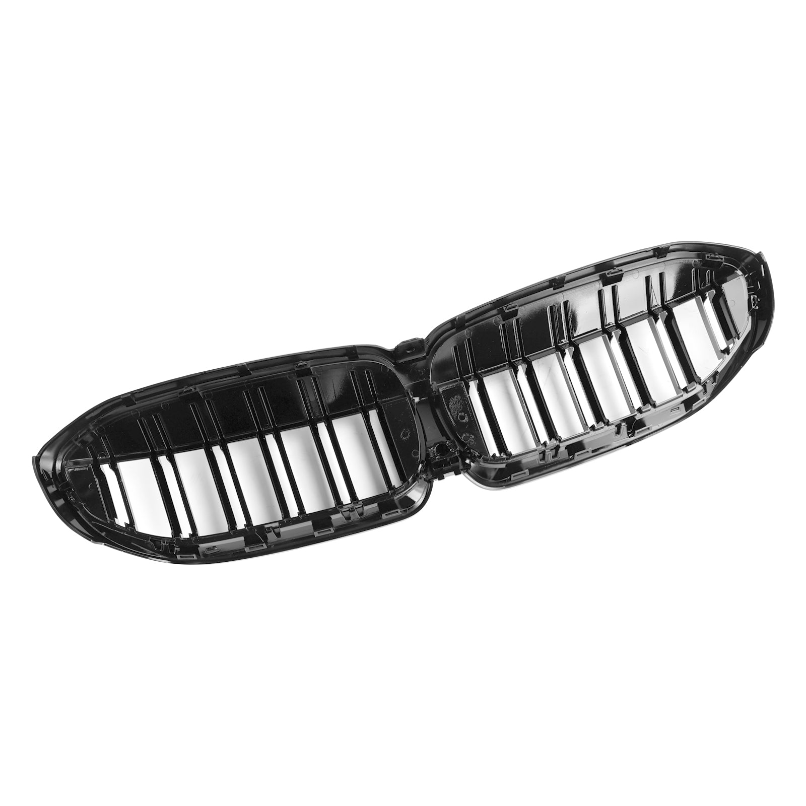 Black Dual Slat Kidney Grille Grill 51138072085 Pour BMW 3 Series G20 2019-2022