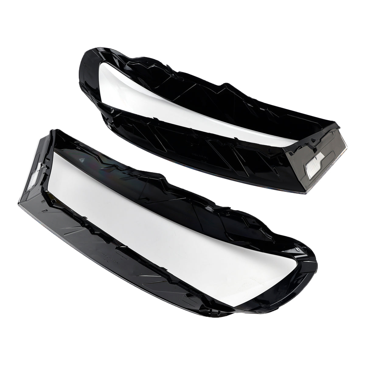 Paire Couvercle Verre Projecteur Auto LH+RH Coque Colle Pour Audi Q7 2016-2019