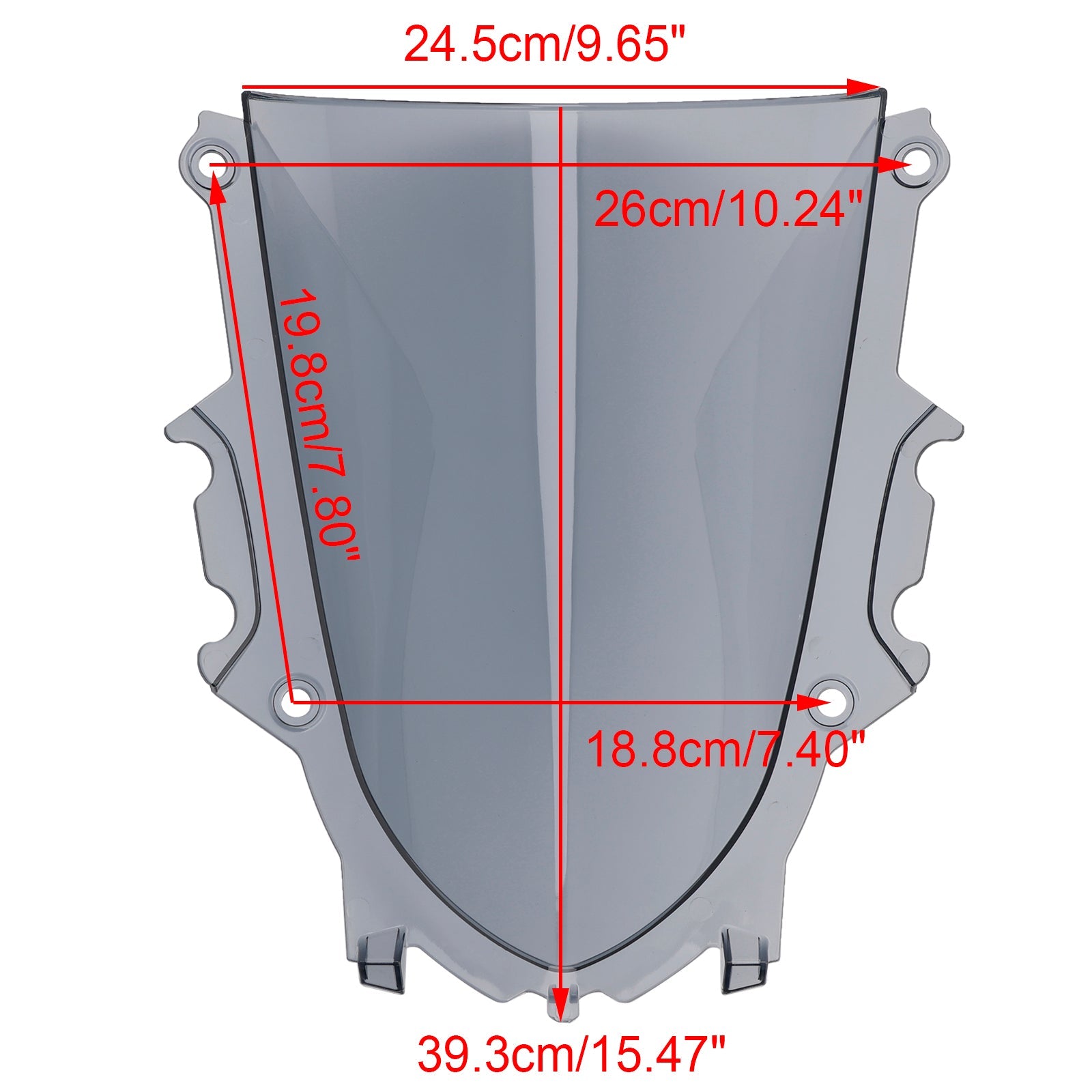 Pare-brise pour Yamaha YZF-R3 et YZF-R25 (2019-2025)