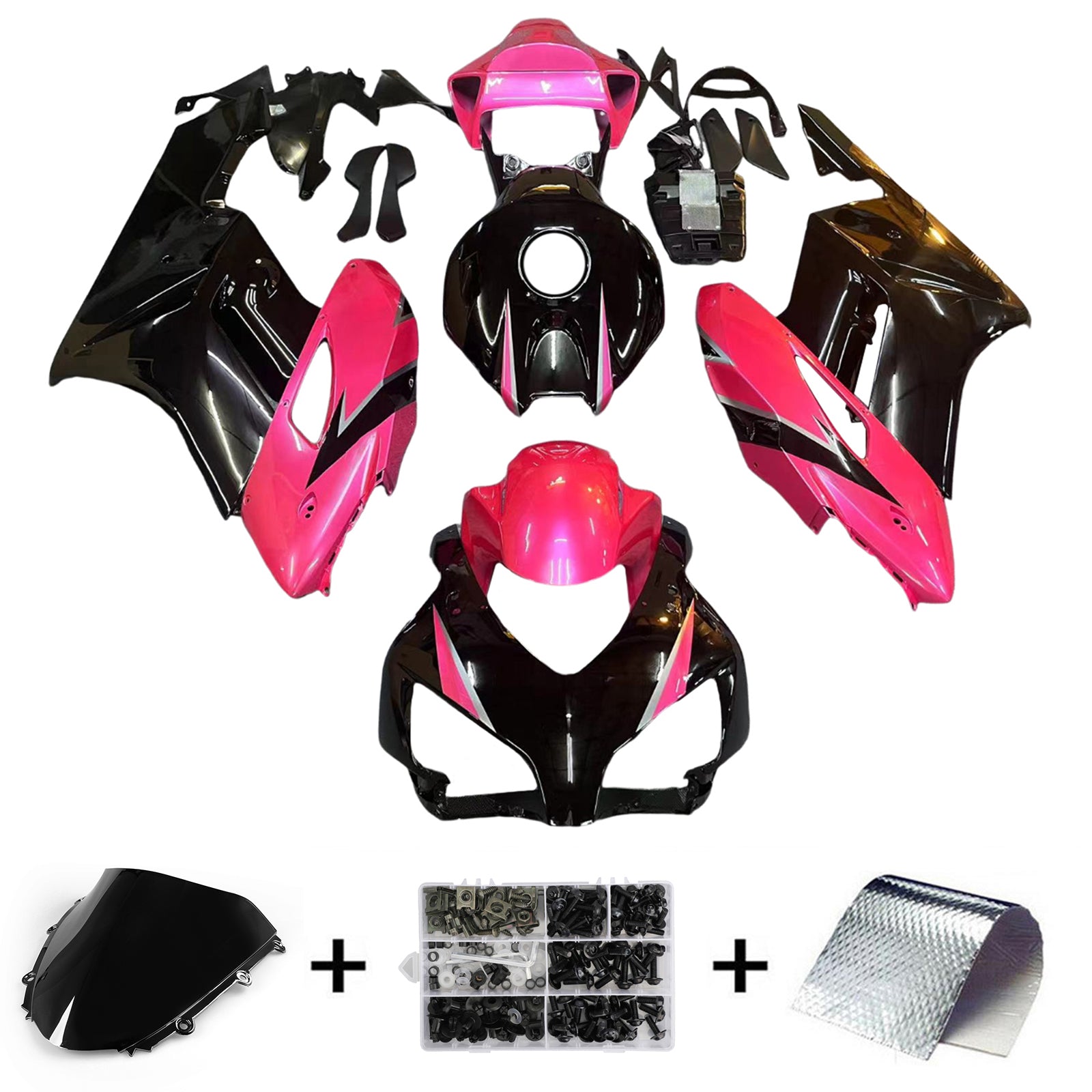 Kit de carénage par injection, carrosserie en plastique ABS pour Honda CBR1000RR 2004-2005