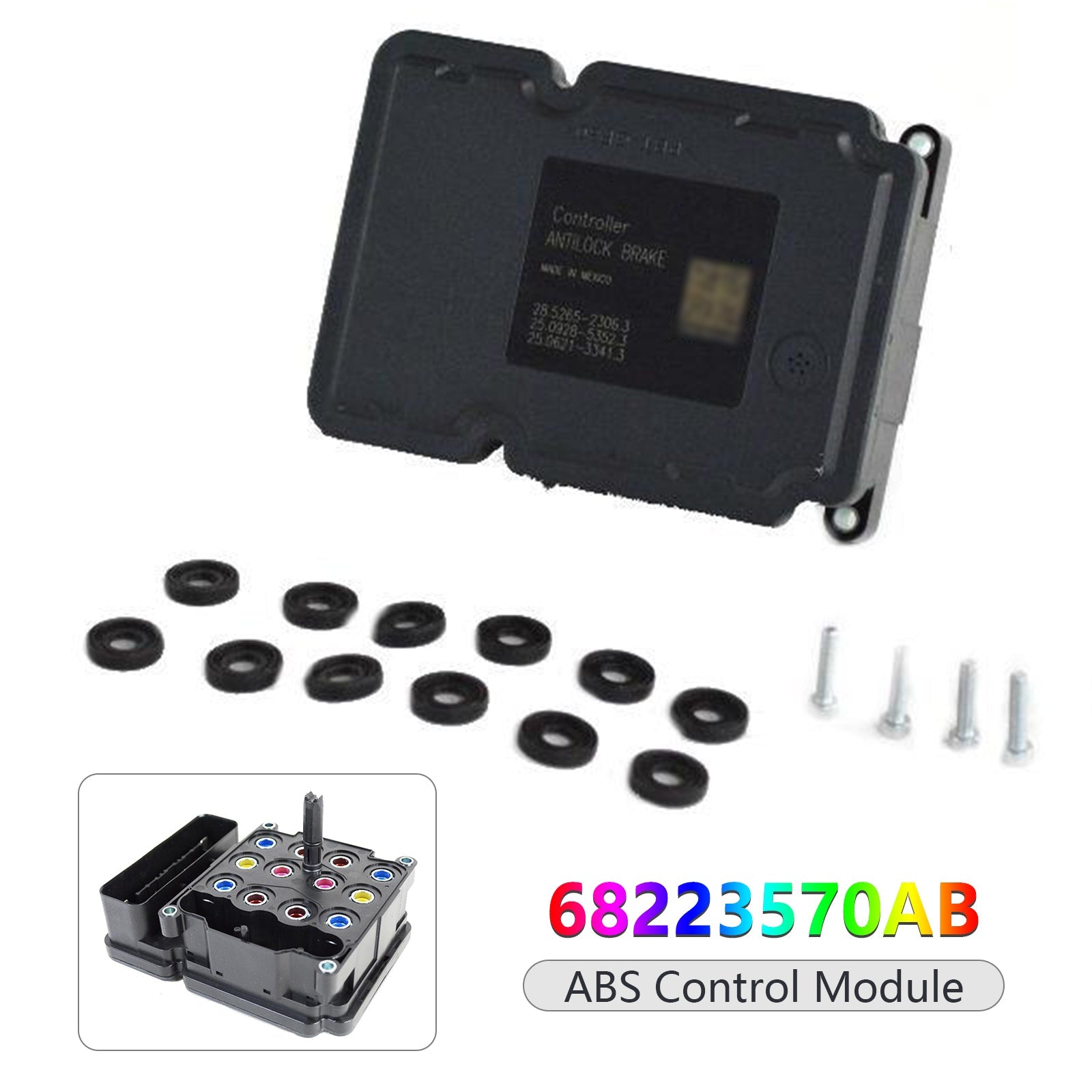 Nuevo módulo de control ABS Jeep Compass 2014-2016 68223570AB 68223570AA