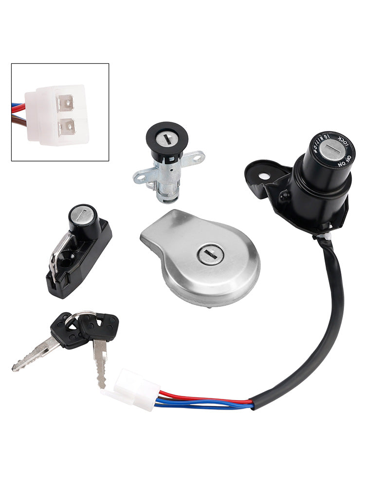 Ensemble contacteur à clé, bouchon de réservoir et verrou de selle pour Yamaha Virago XV 535 500 S 89-04