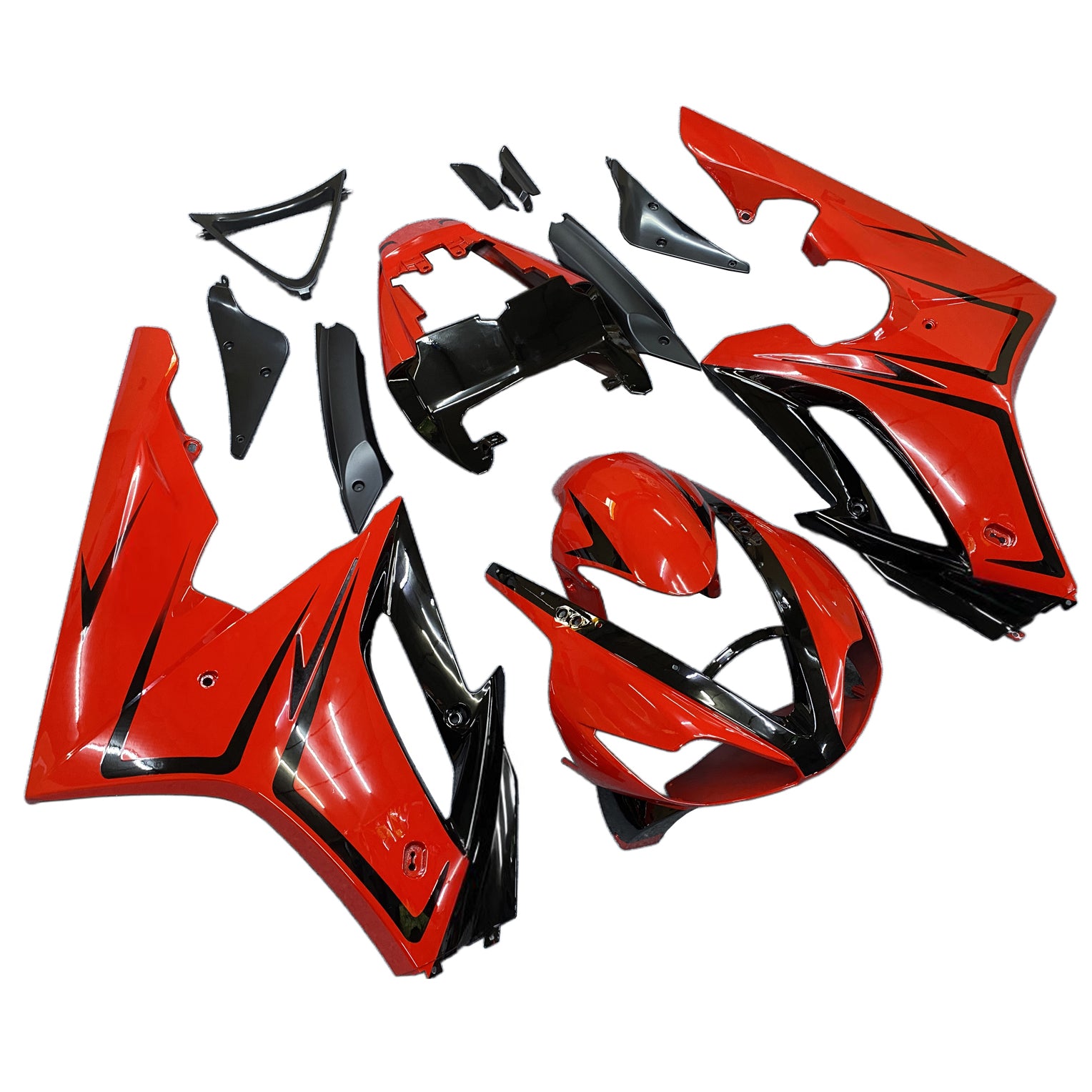 Kit de carénage par injection, carrosserie en plastique ABS, adapté à la Triumph Daytona 675 2006-2008
