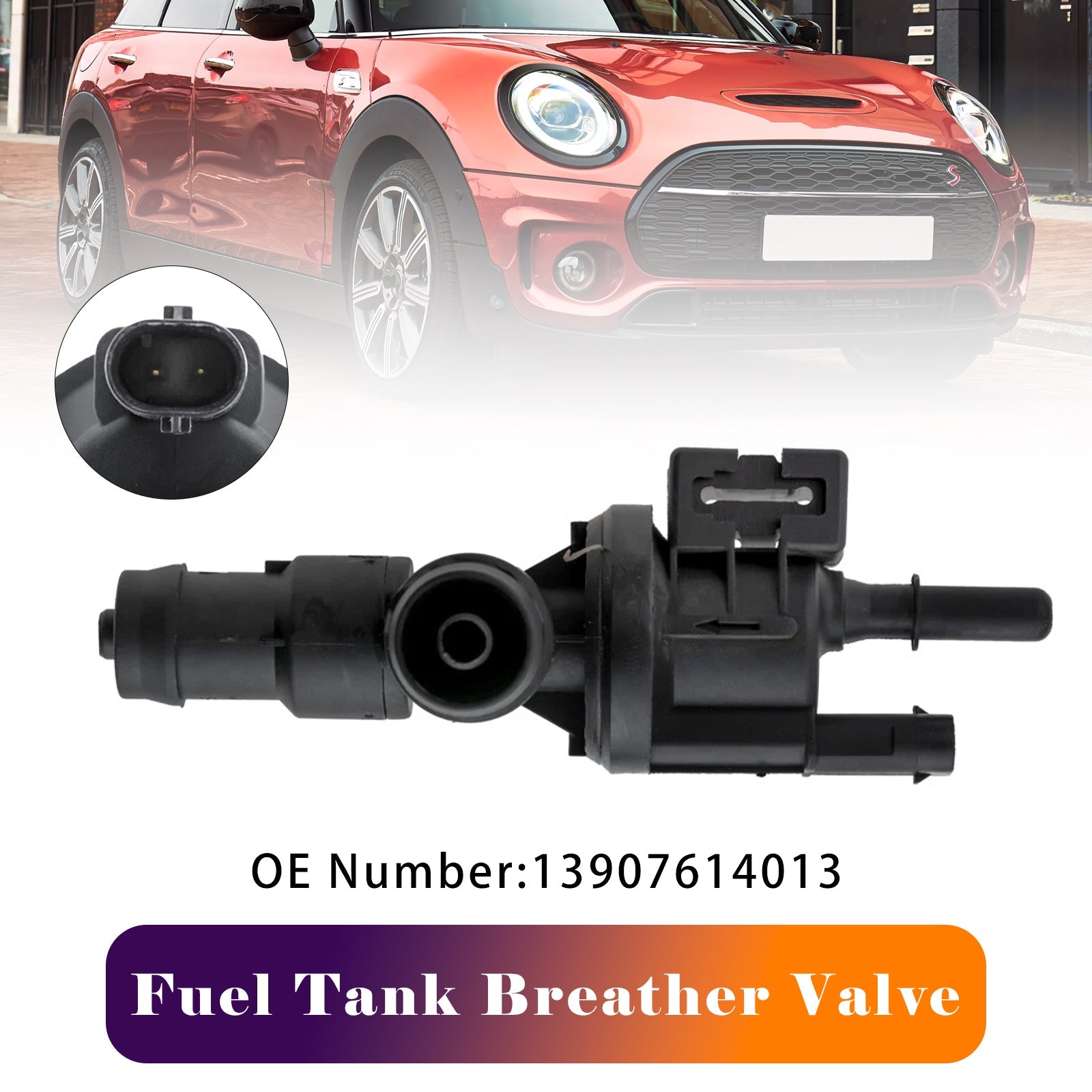 Électrovanne de purge du canister d'évaporation 13907614013 pour BMW X1 X2 228i M235i MINI 2.0L