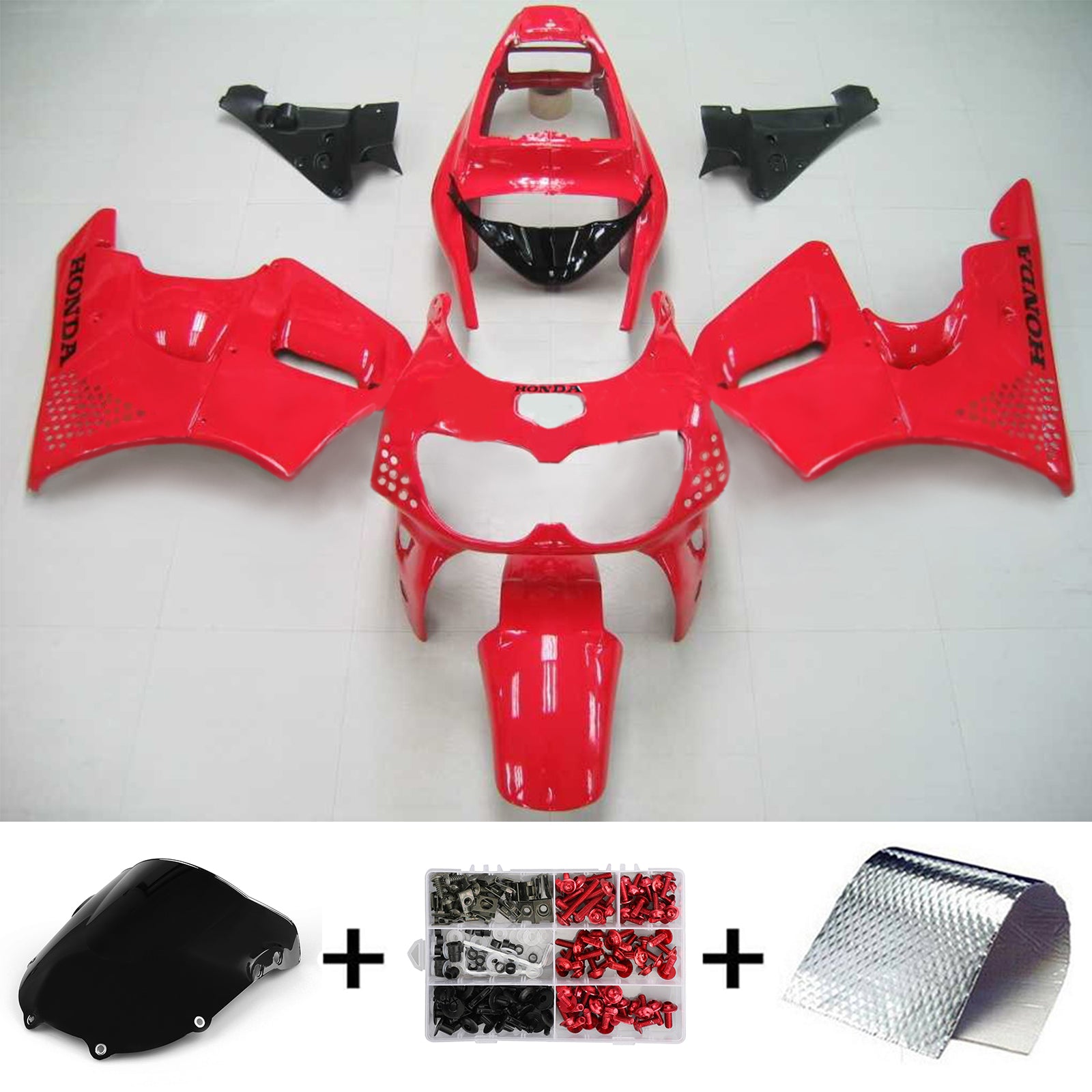 1996-1997 Honda CBR900RR 893 Kit de carenado de inyección de carrocería ABS de plástico