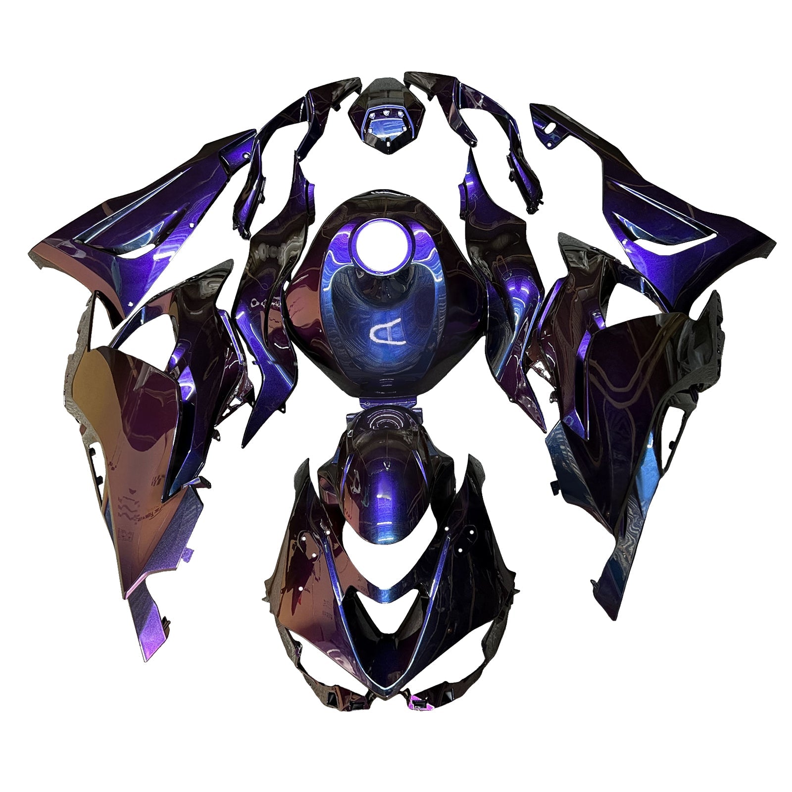 Kit di carenatura a iniezione, corpo di plastica ABS per Kawasaki ZX-6R 2024-2025