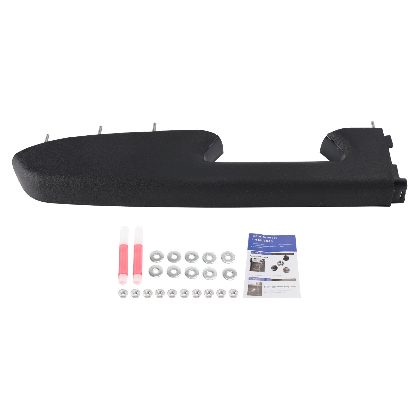 Kit de réparation d'accoudoir avant gauche compatible avec Chevy Silverado 1500 2500HD 3500HD 10-2014