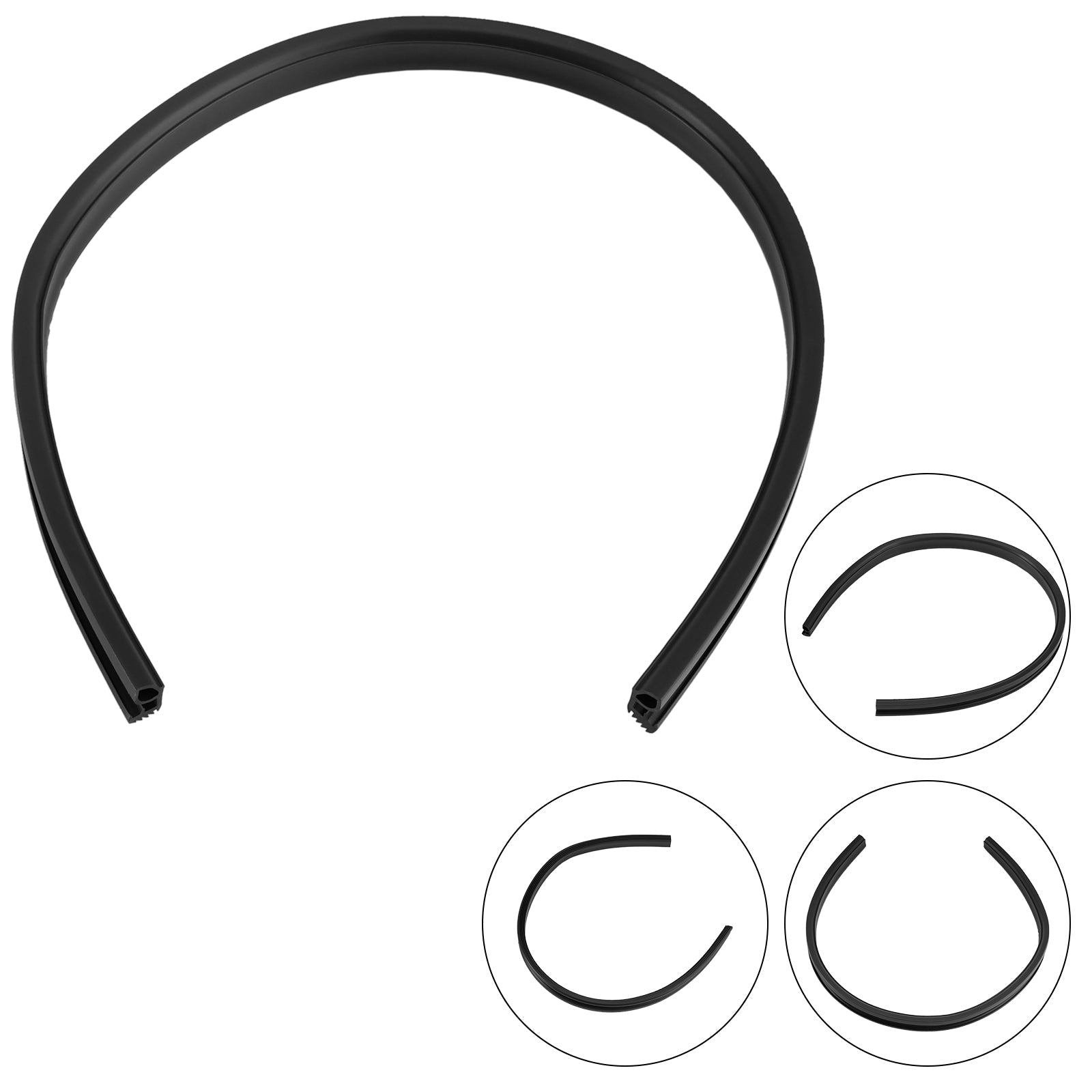 Joint de porte inférieur de lave-vaisselle (noir) 154859401 pour certains modèles Frigidaire/Electrolux