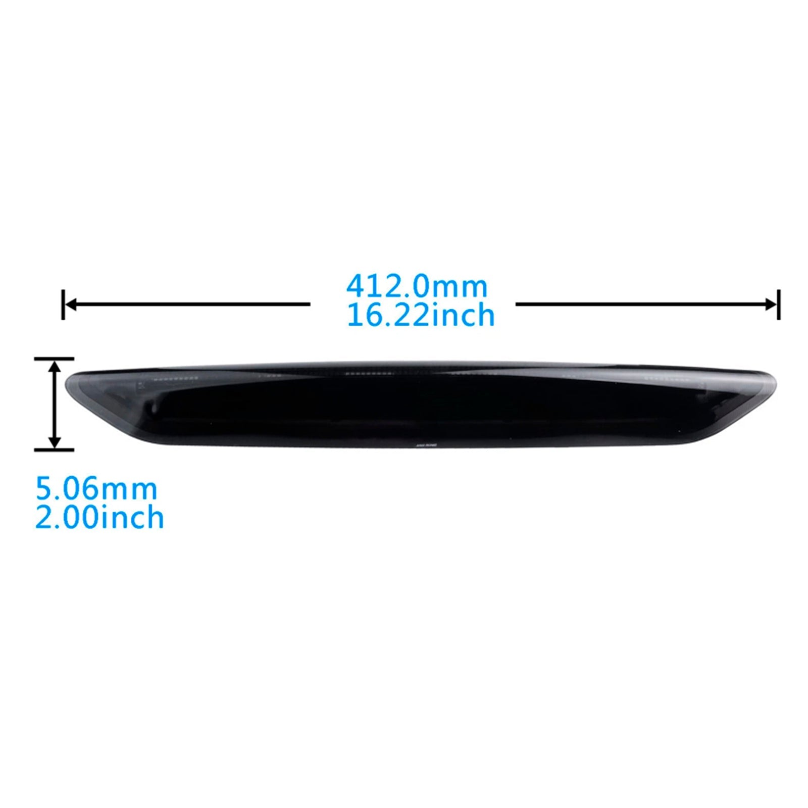 Black High High Stop Fire voor VW Polo MK4 9N 2002-2009