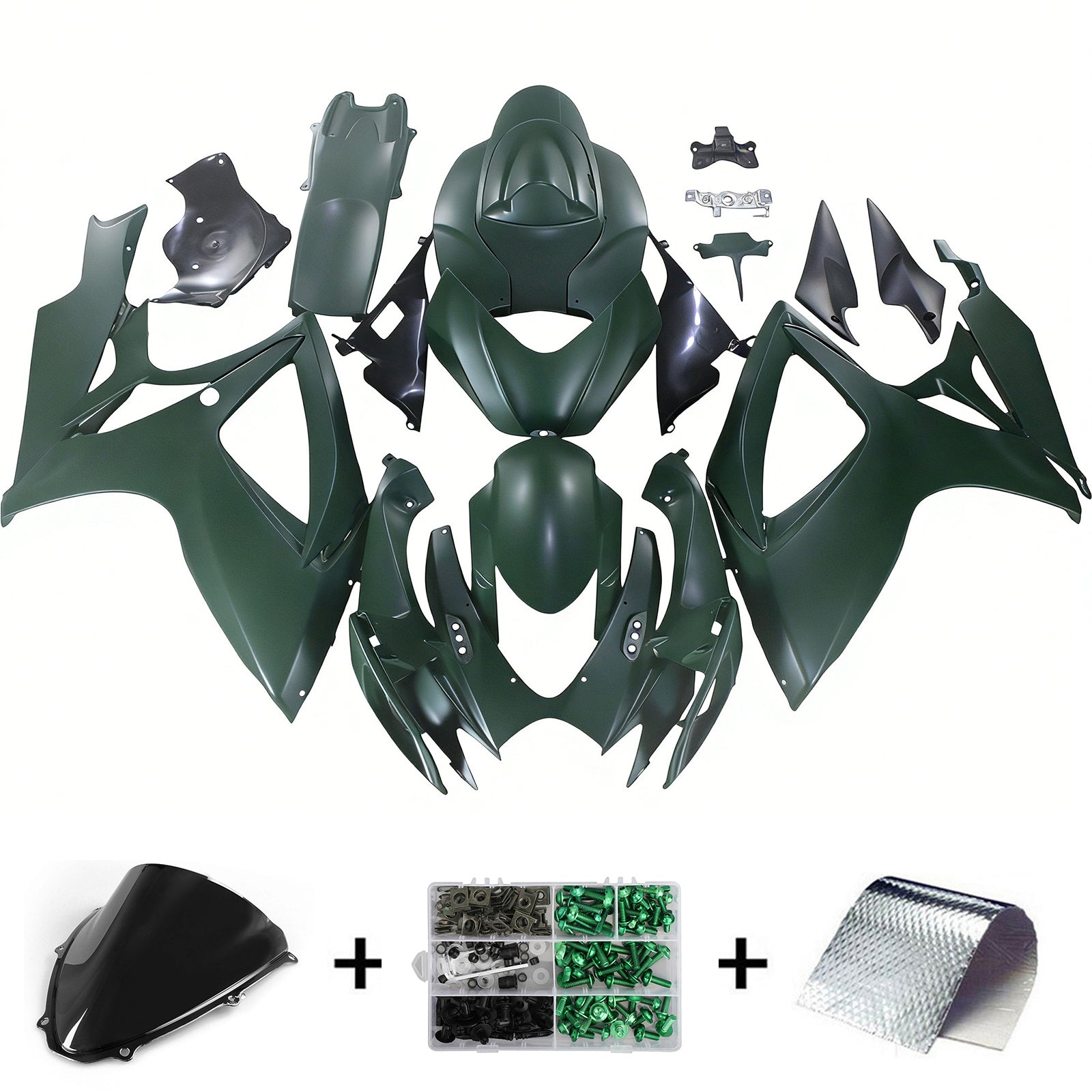Kit de carénage injecté en plastique ABS pour Suzuki GSXR 600/750 2006-2007 K6