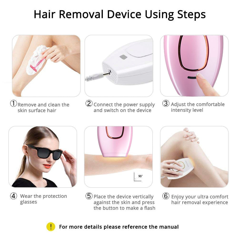 500000 Trwałe, bezbolesne urządzenie do depilacji laserowej IPL miga do całego ciała PK