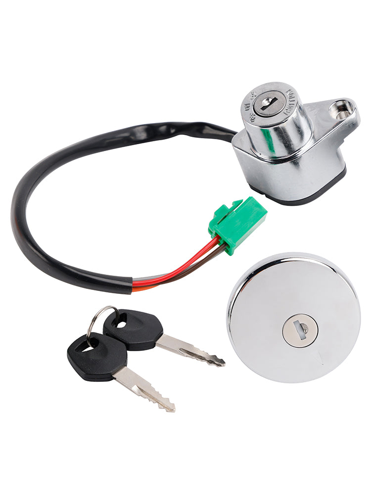 Ensemble de verrouillage du bouchon de réservoir d'essence et du contacteur à clé pour Suzuki Savage 650 Boulevard S40 86-19