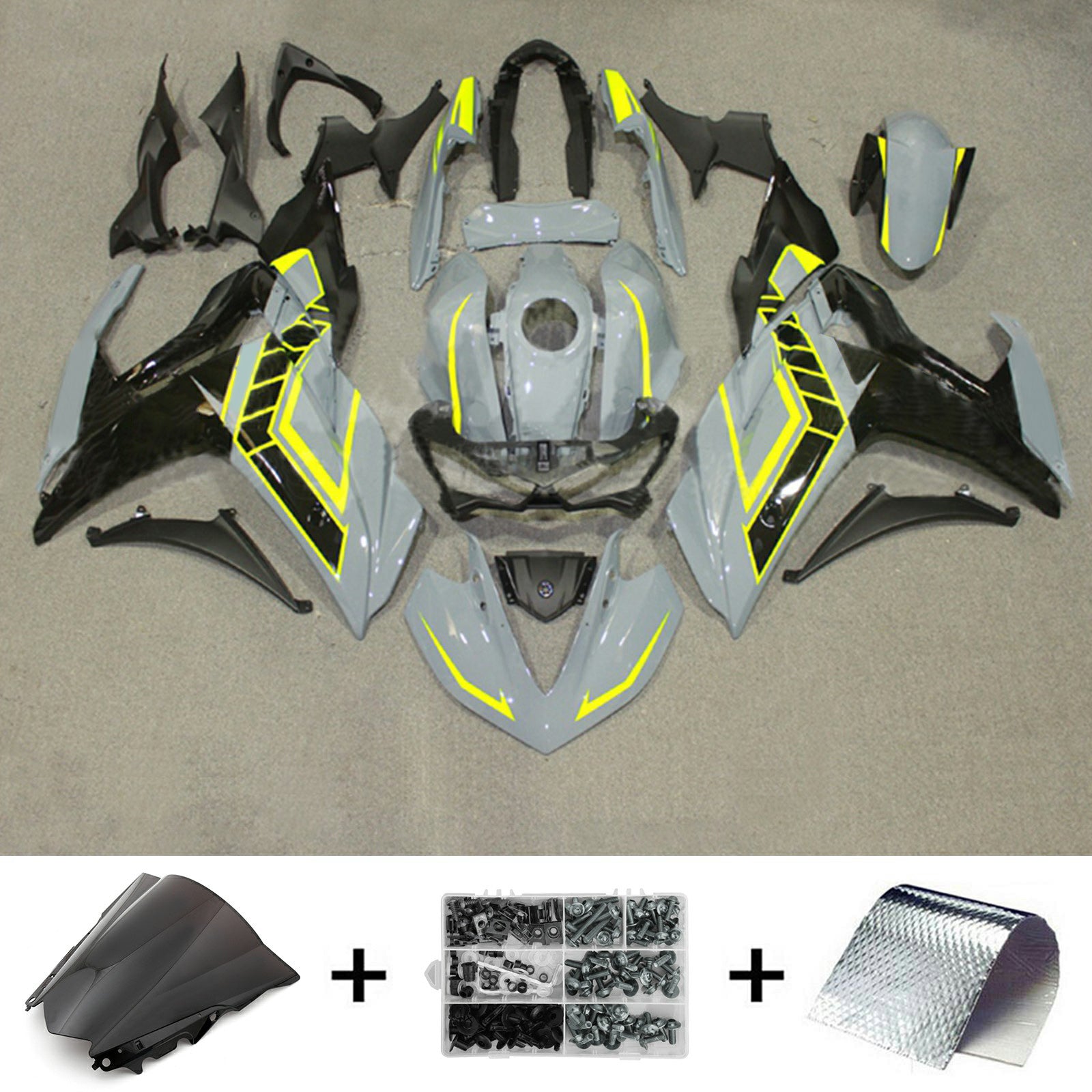Kit de carénage en plastique ABS injecté pour Yamaha YZF-R3 2014-2018 R25 2015-2017