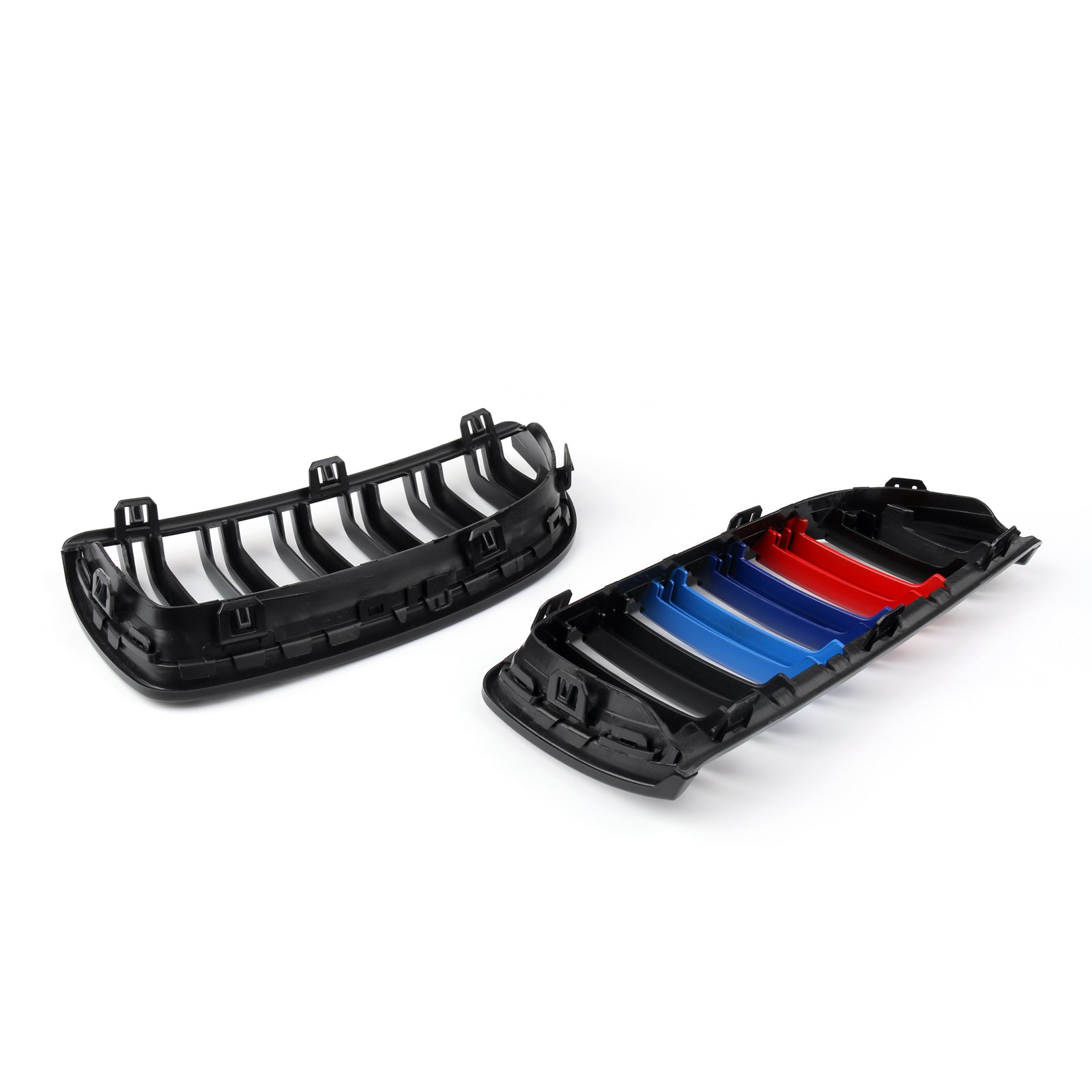 Voorrooster met dubbele strips voor BMW E90 Wagon Sedan 320I 2004-2007, kleur M