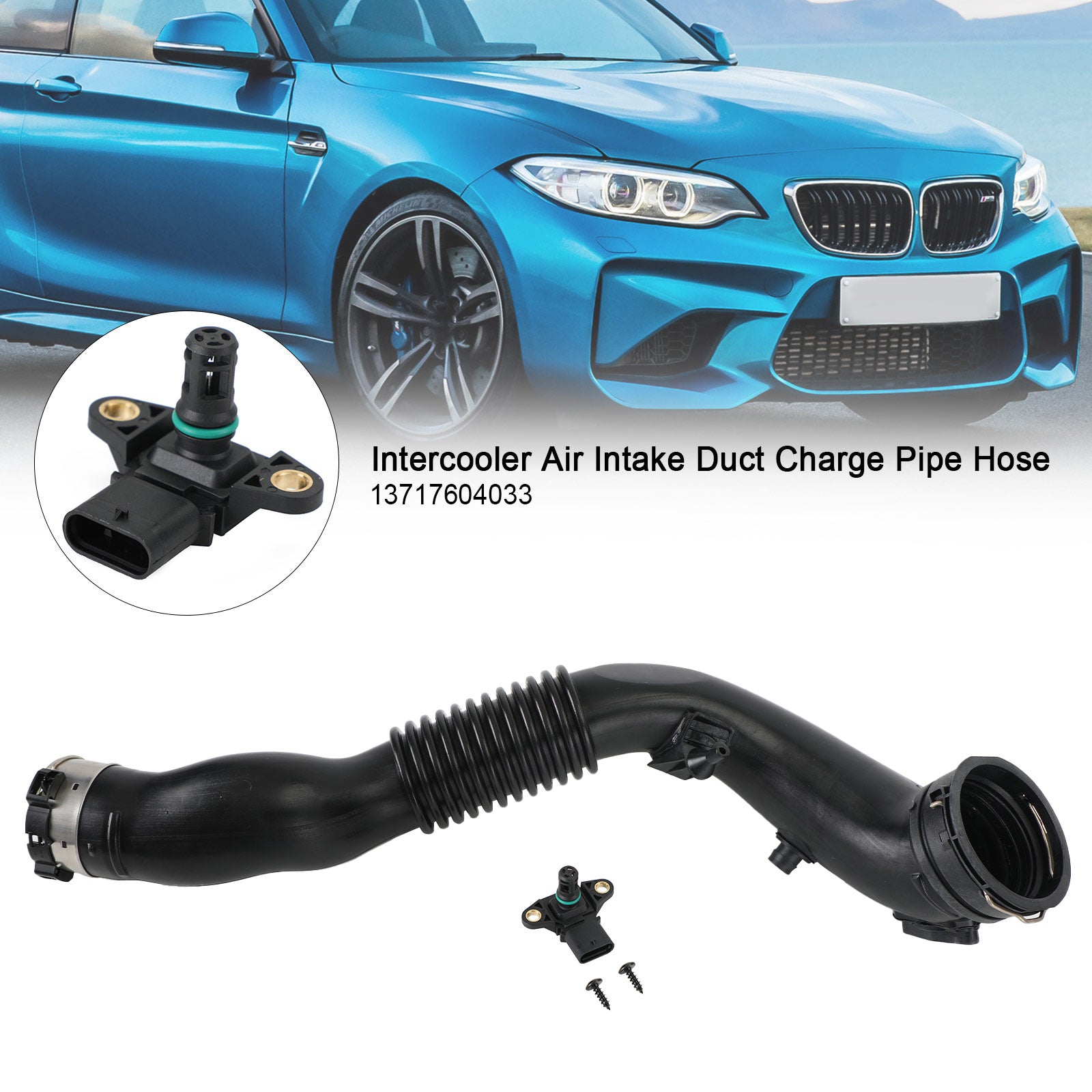 Intercooler Air Intake Duct Charge Pipe Hose pour BMW M135i M235i 13717604033